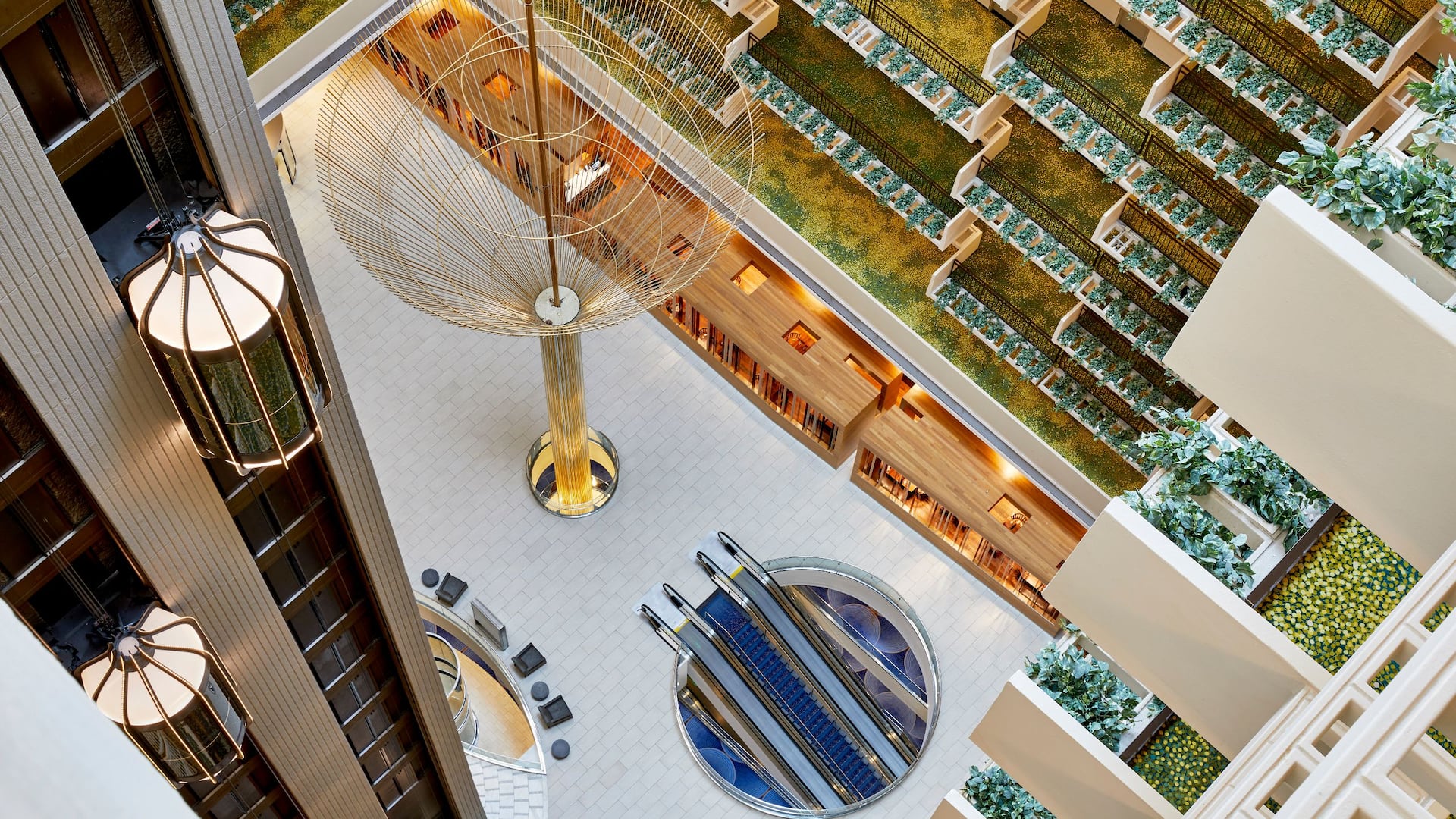Hyatt Regency Atlanta Lobby Above