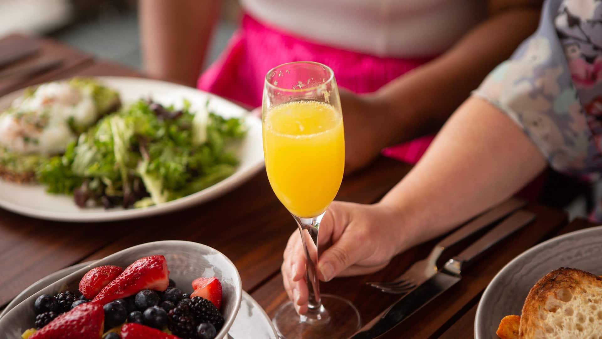 Hyatt Regency Lake Washington at Seattle's Southport Breakfast Mimosa