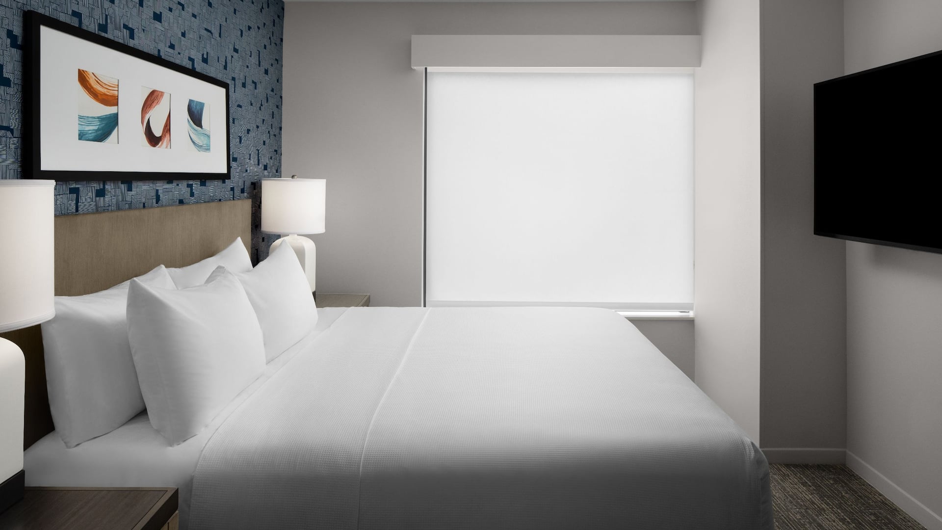 Hyatt House Lansing / University Area King One Bedroom Suite Bedroom