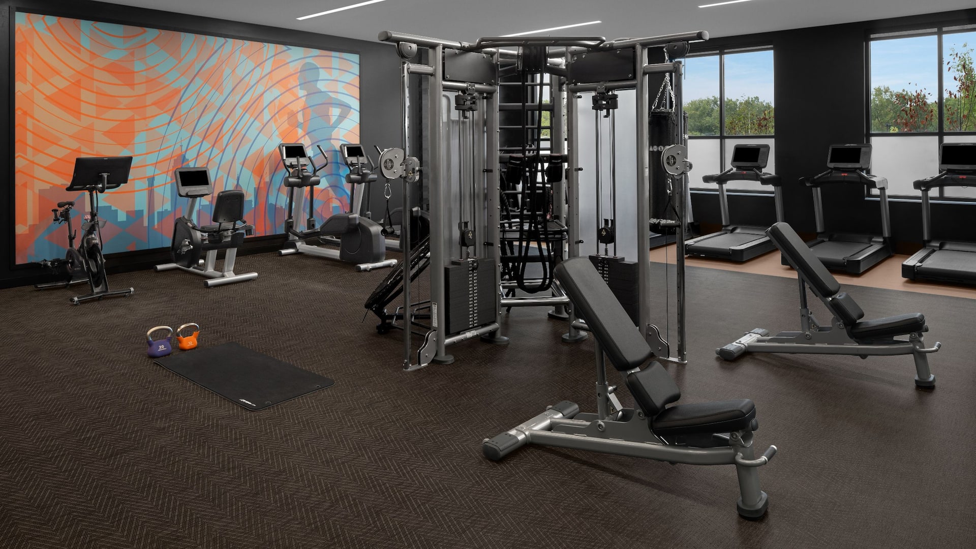 Hyatt House Lansing / University Area Fitness Room