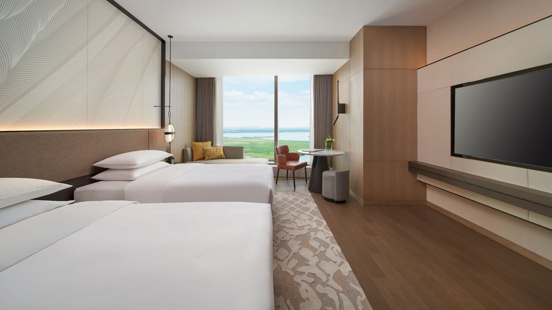 1 of 1 Hyatt Regency Changshu Kuncheng Lake Two Twin Beds With Lake View Club Access