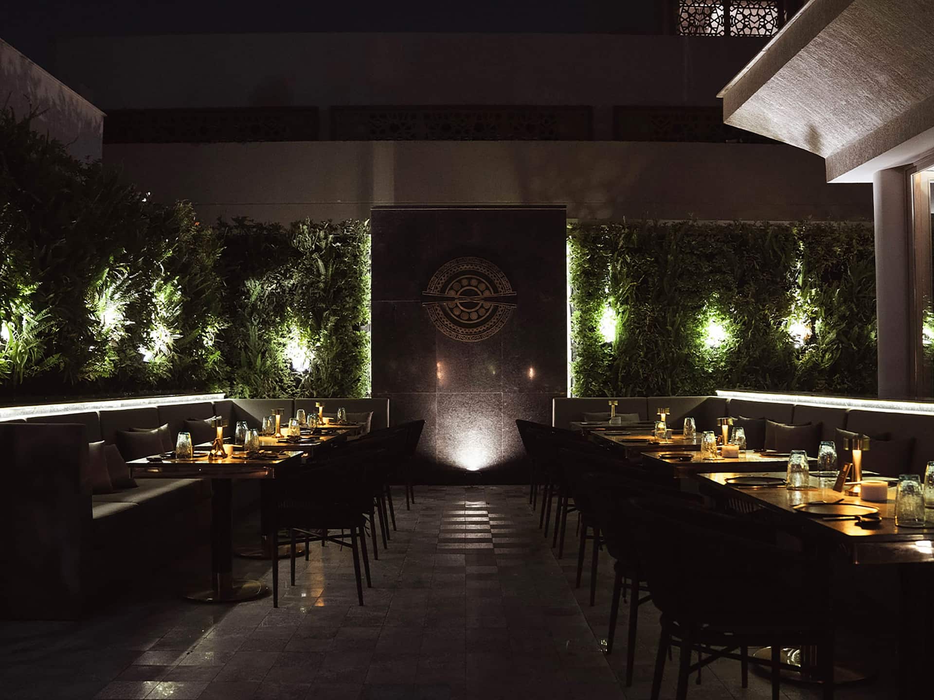 Hyatt Regency Cairo West Barranco Outdoor Dining Area Night