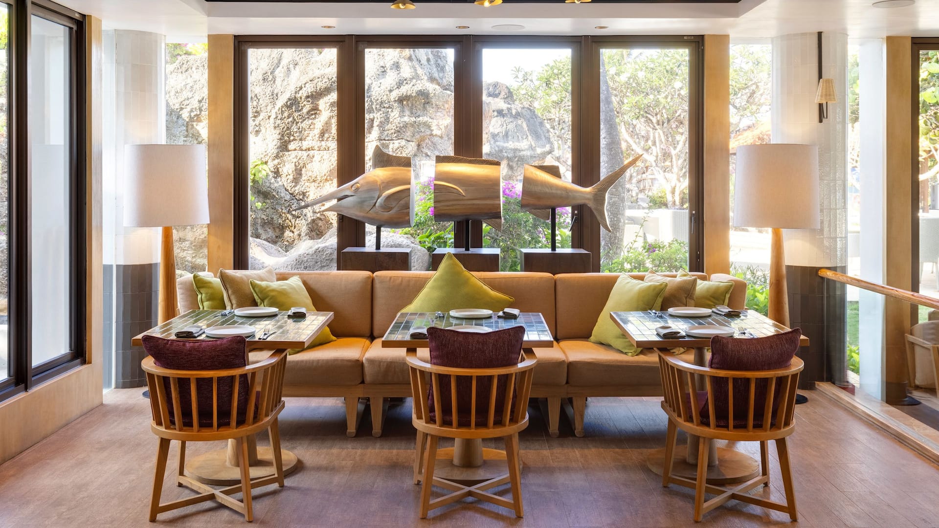Grand Hyatt Bali Salsa Verde Seating View