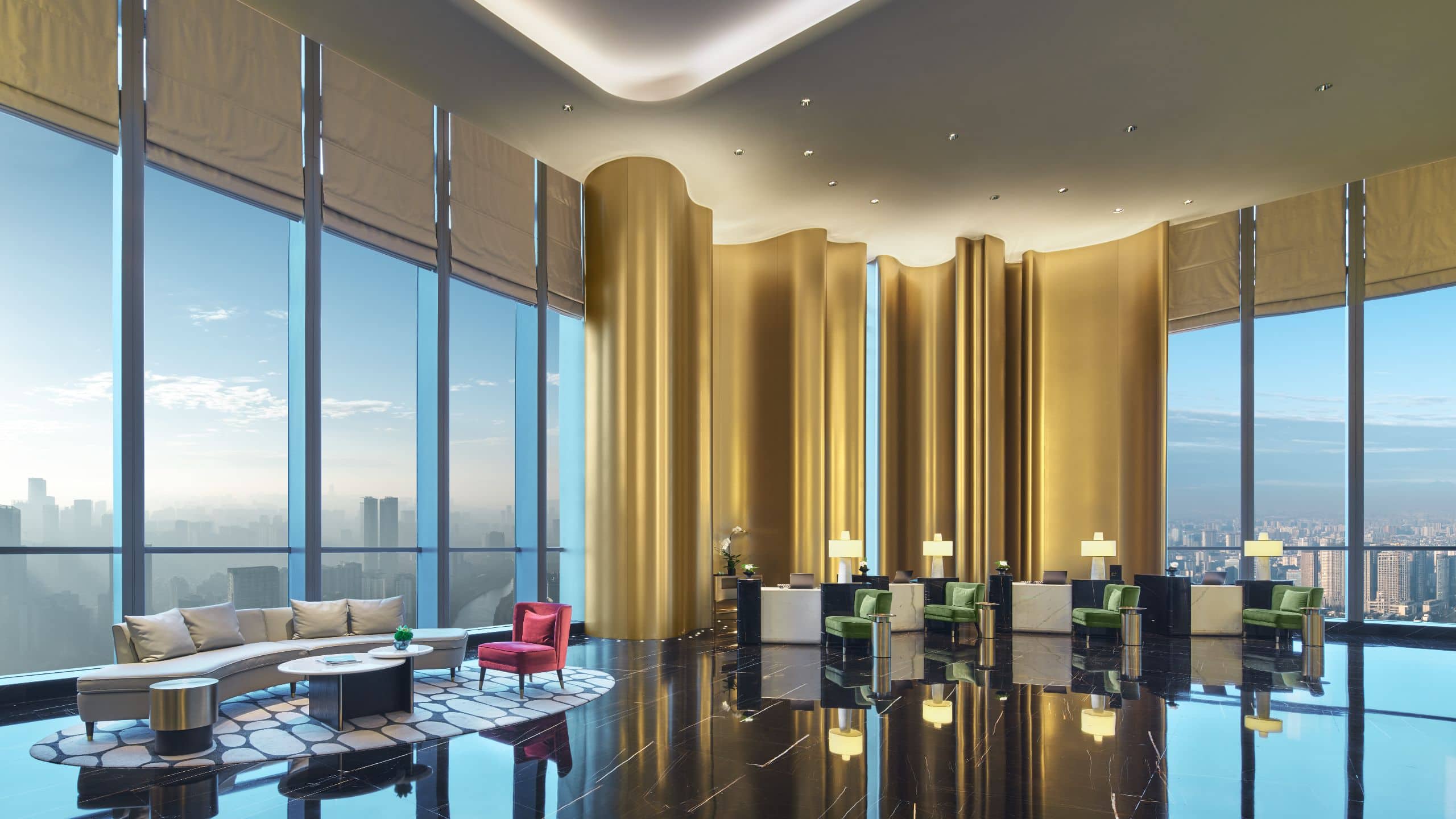 The Langbo Chengdu Sky Lobby