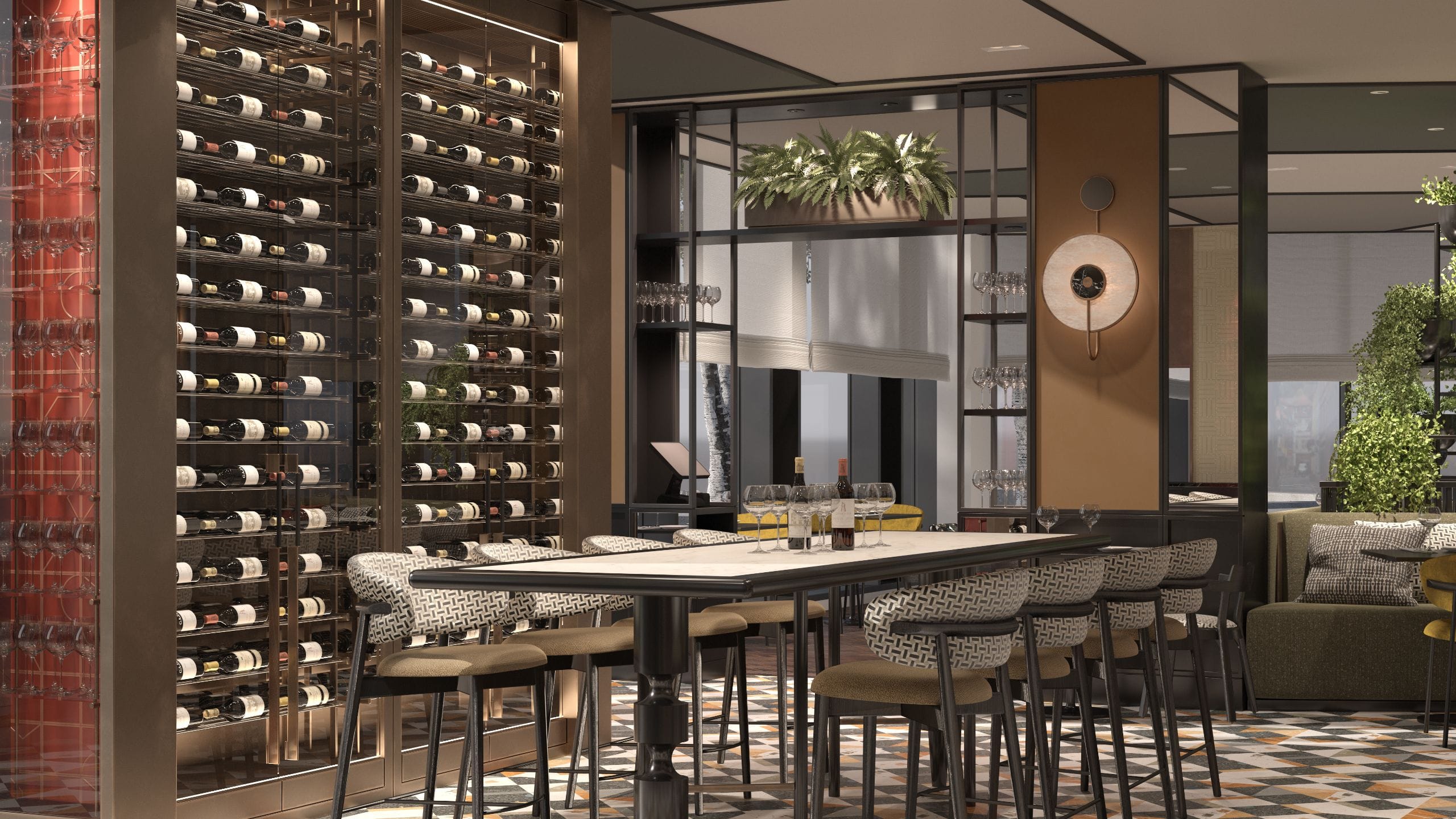 Kennedy 89 Restaurant Communal Table