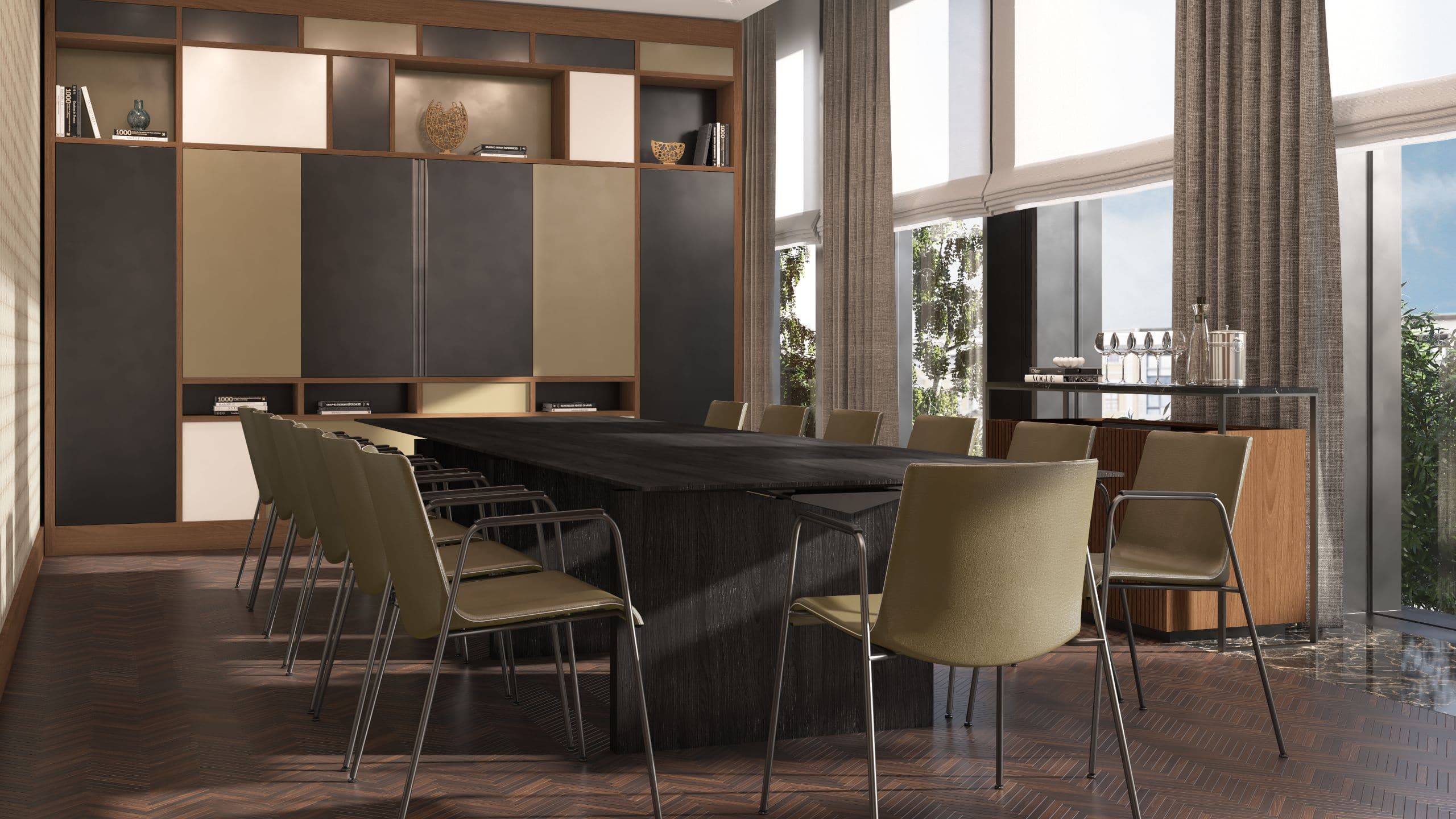 Kennedy 89 Meeting Room Block Table