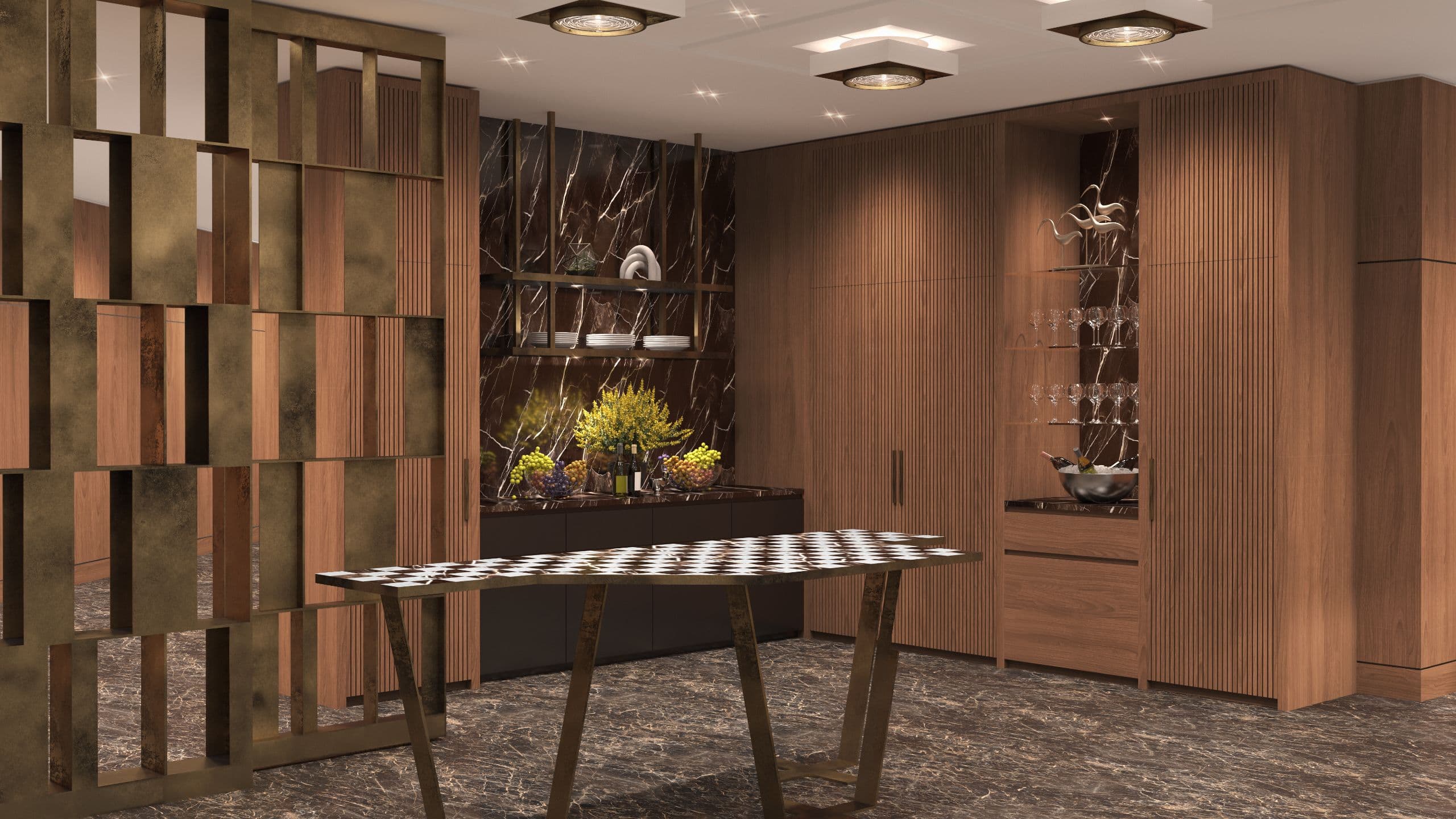 Kennedy 89 Prefunction Area Table