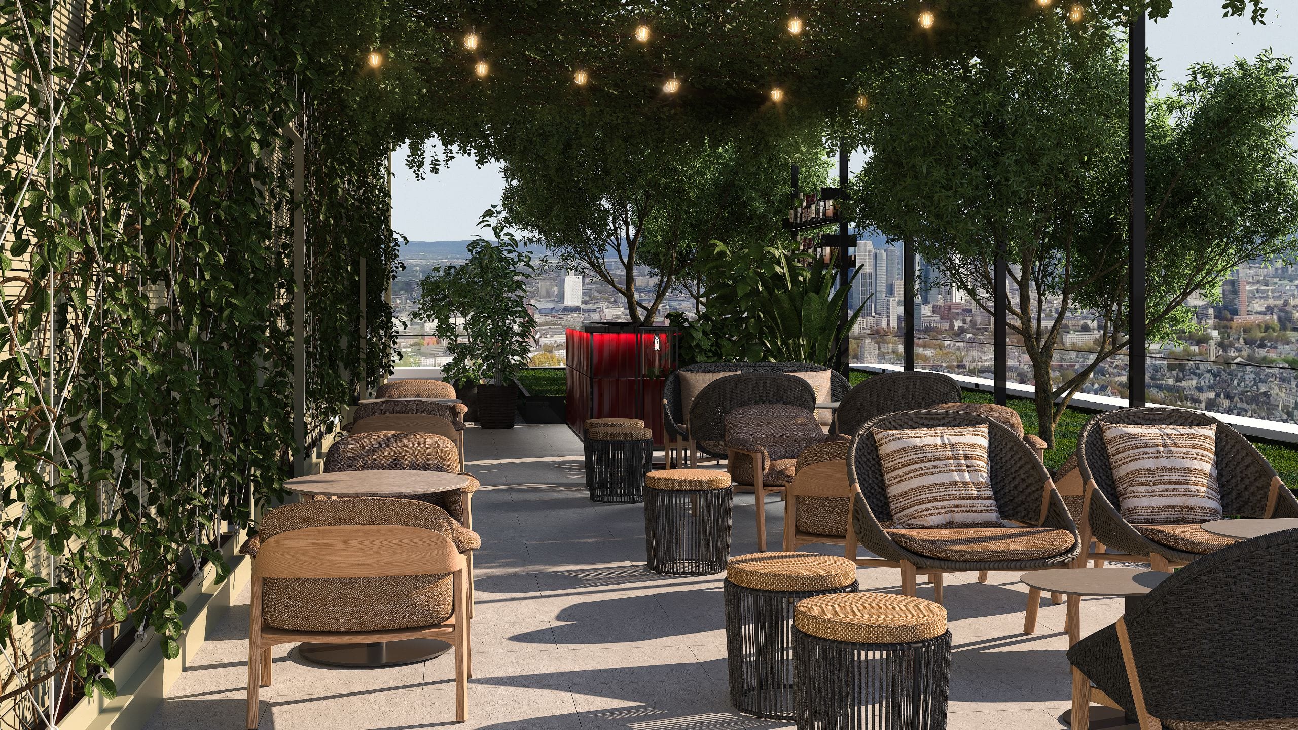 Kennedy 89 Rooftop Bar Seating