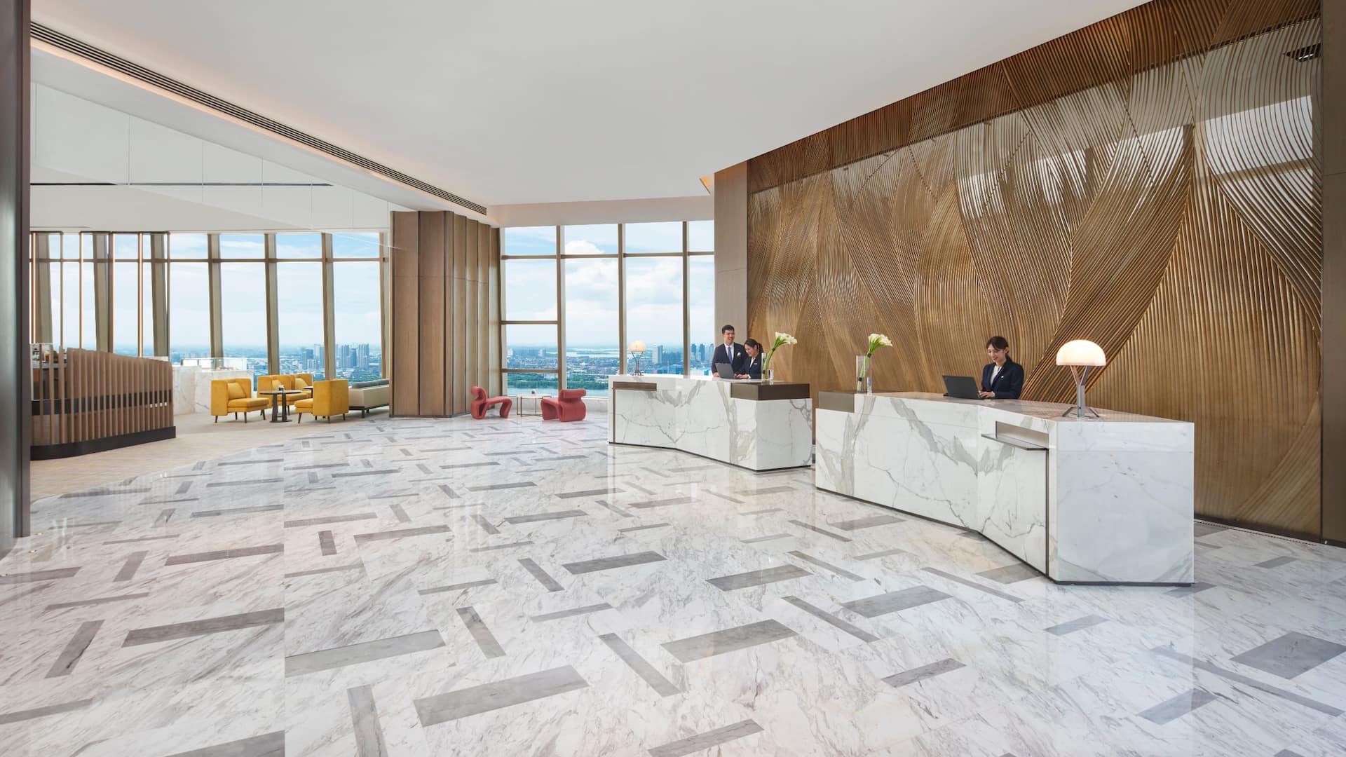 Hyatt Regency Changshu Kuncheng Lake Lobby Front Desk