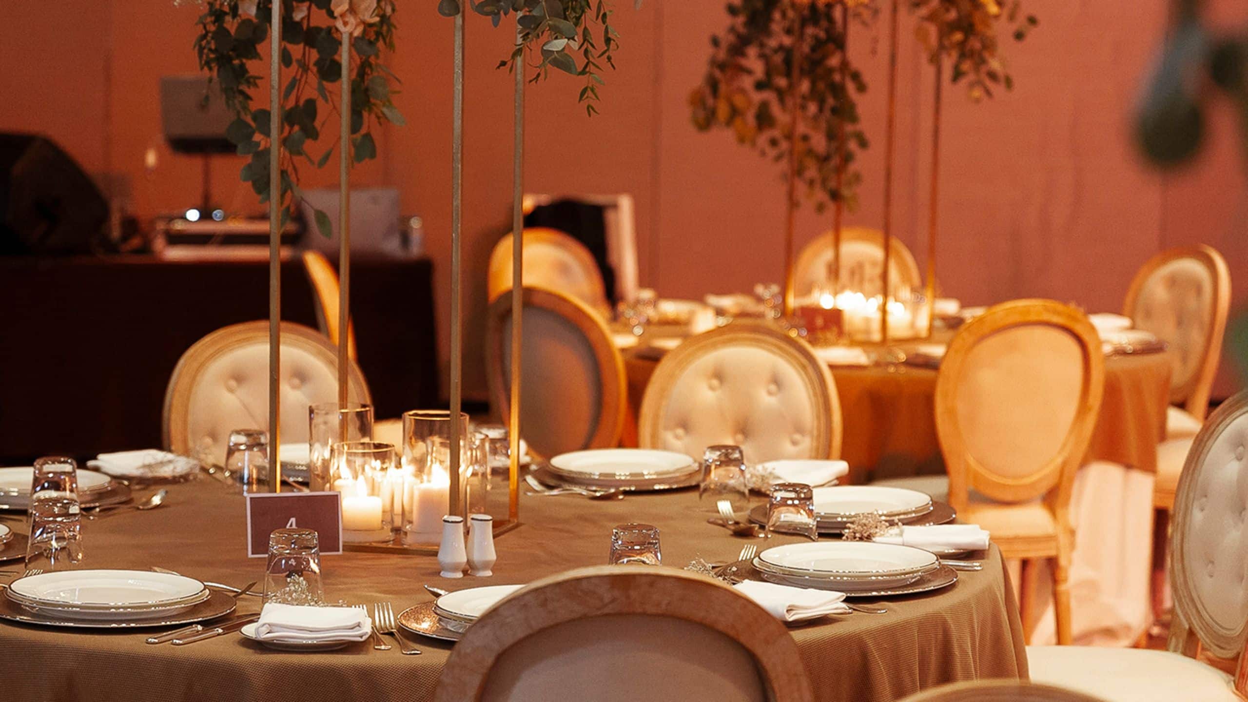 3 من 3 Park Hyatt Abu Dhabi Hotel and Villas Wedding Reception Dining Table Detail