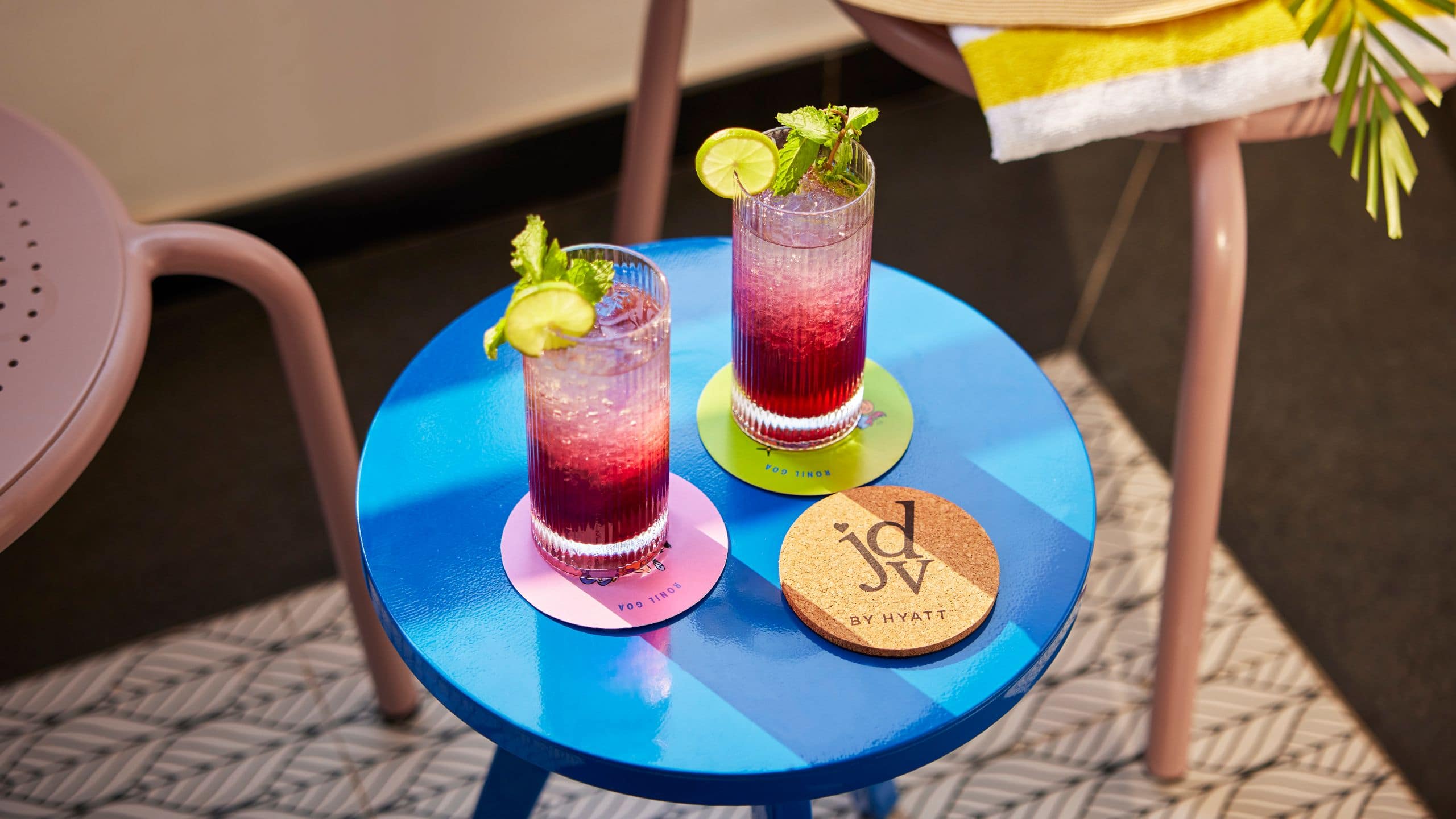 Ronil Goa Guestroom Balcony Cocktails