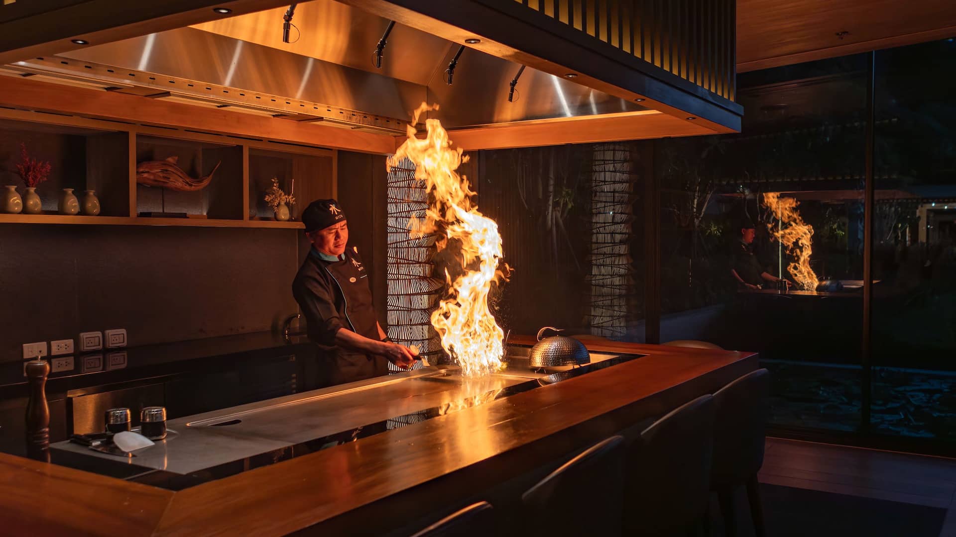 Hyatt Regency Phuket Resort Chef Cooking Live Kitchen Restaurant