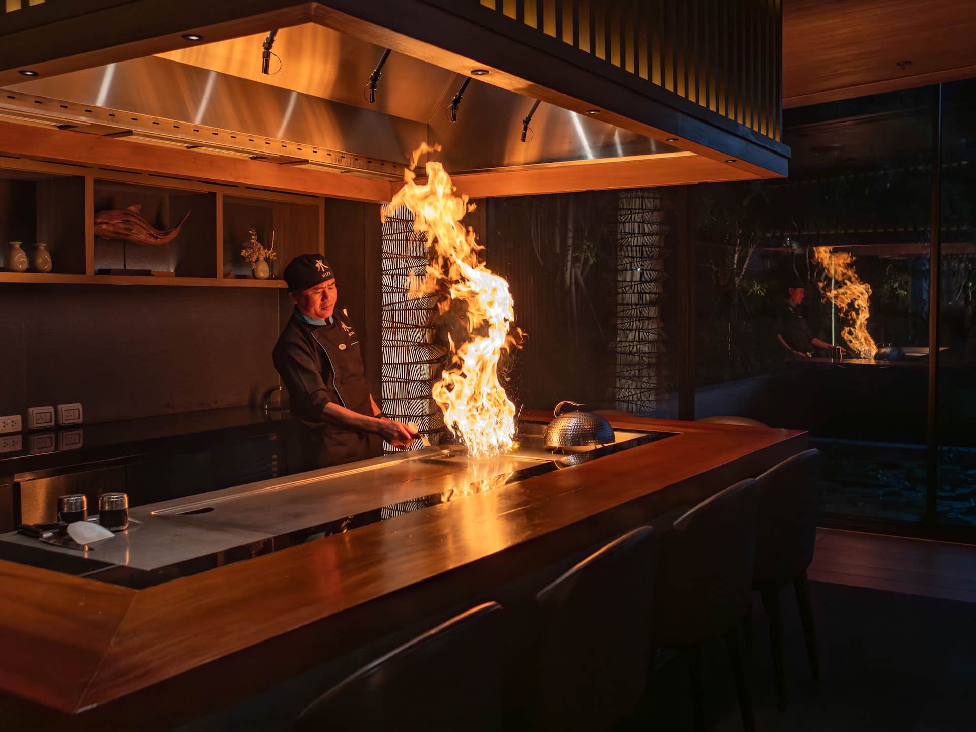 Hyatt Regency Phuket Resort Chef Cooking Live Kitchen Restaurant