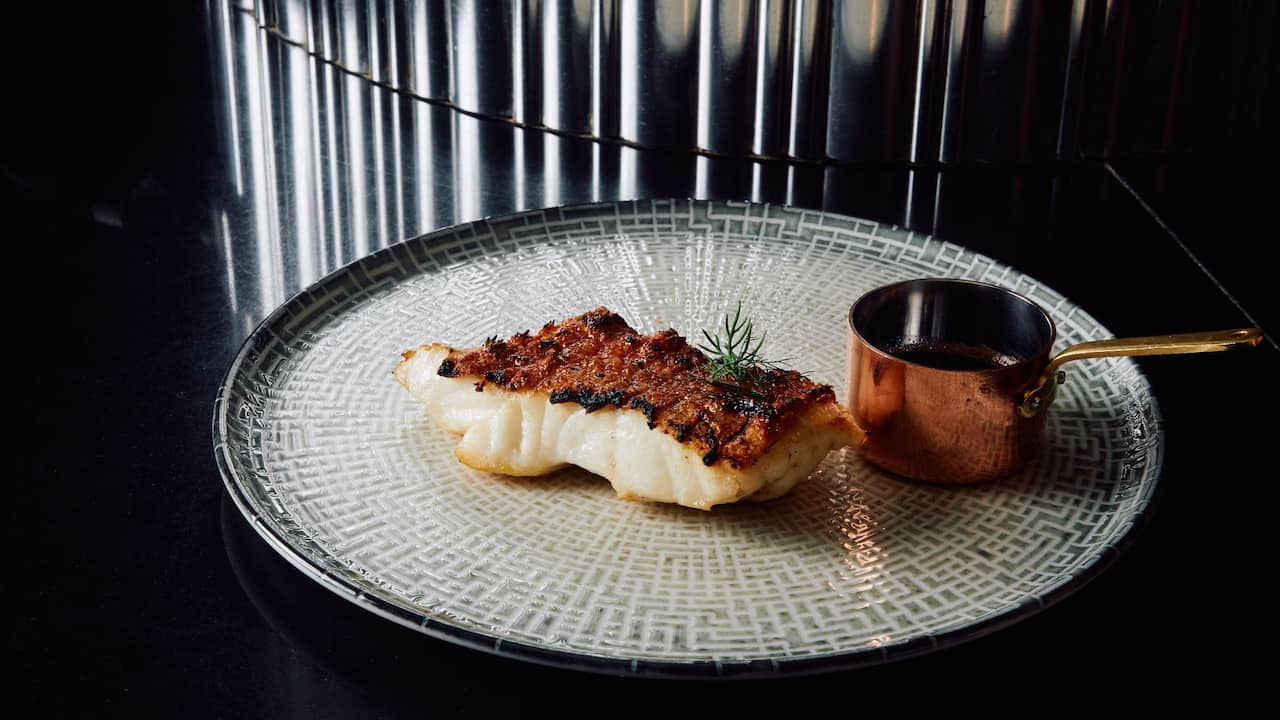 Radii Restaurant Grilled Fish Dish