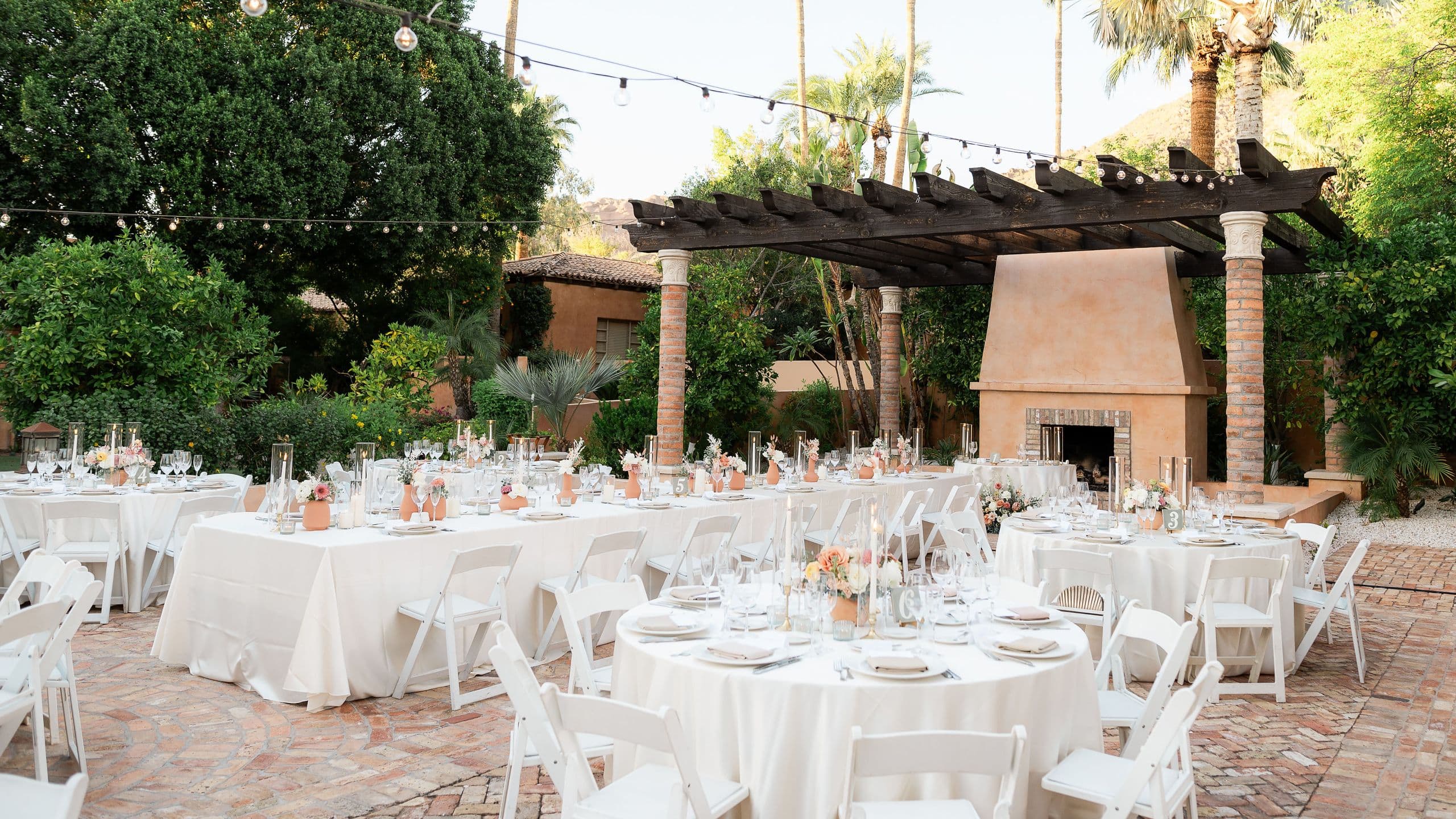 2 of 8 Royal Palms Resort and Spa Orange Grove Pink Green Wedding Angle