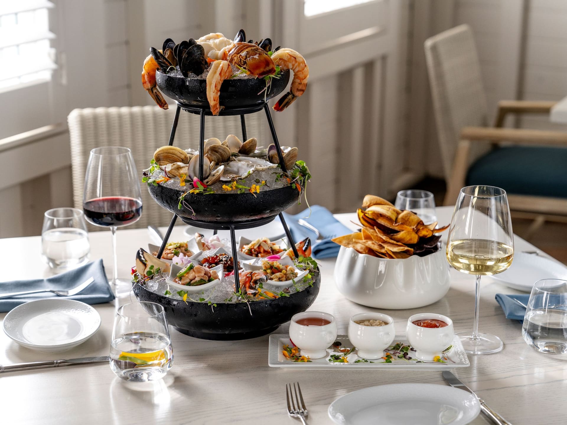 Hyatt Regency Coconut Point Resort and Spa Tarpon Bay Seafood Tower