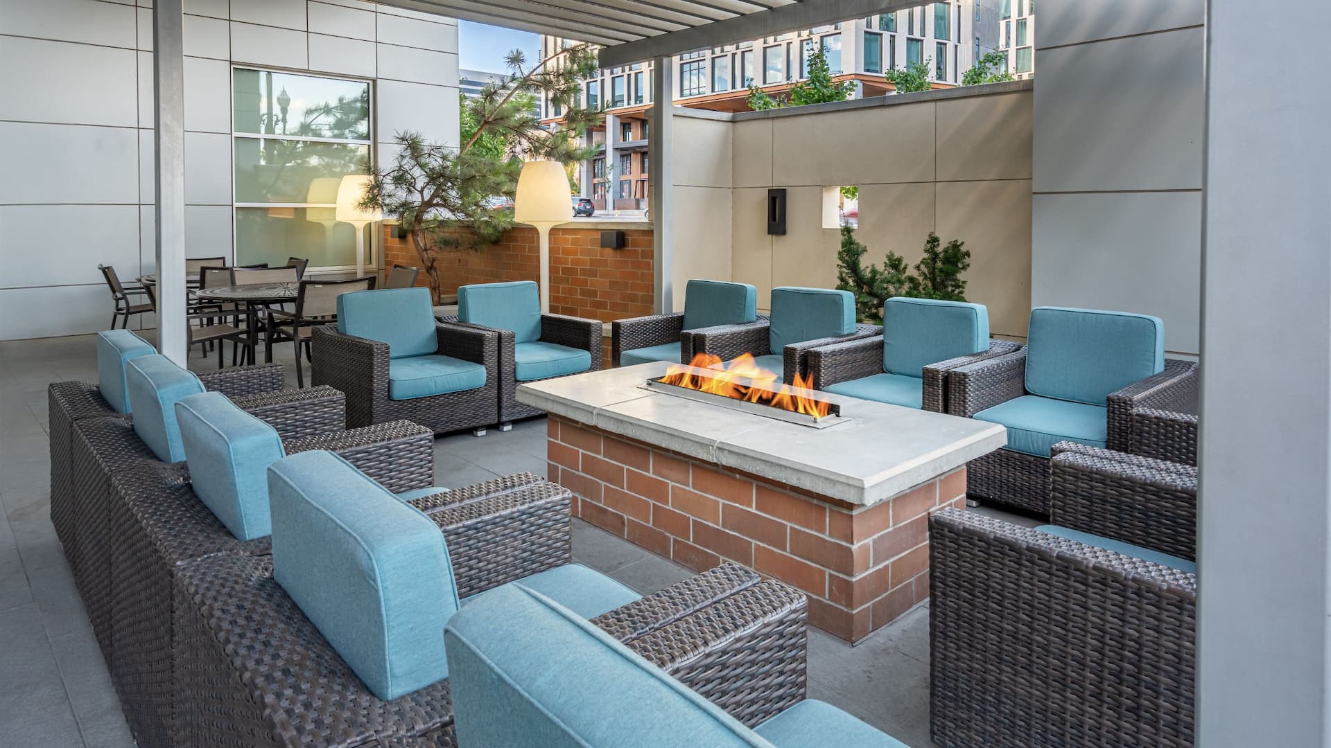 Hyatt House Salt Lake City/Downtown Patio Seating Firepit