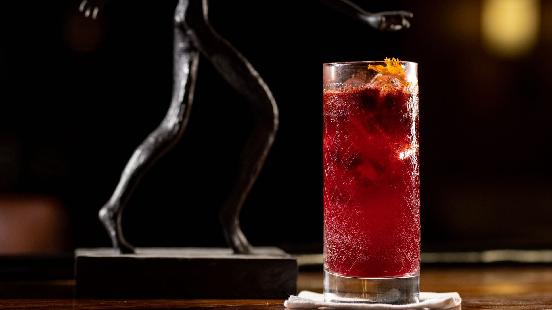 2 of 3 Grand Hyatt Gurgaon Bar Musui Hibiscus Cocktail