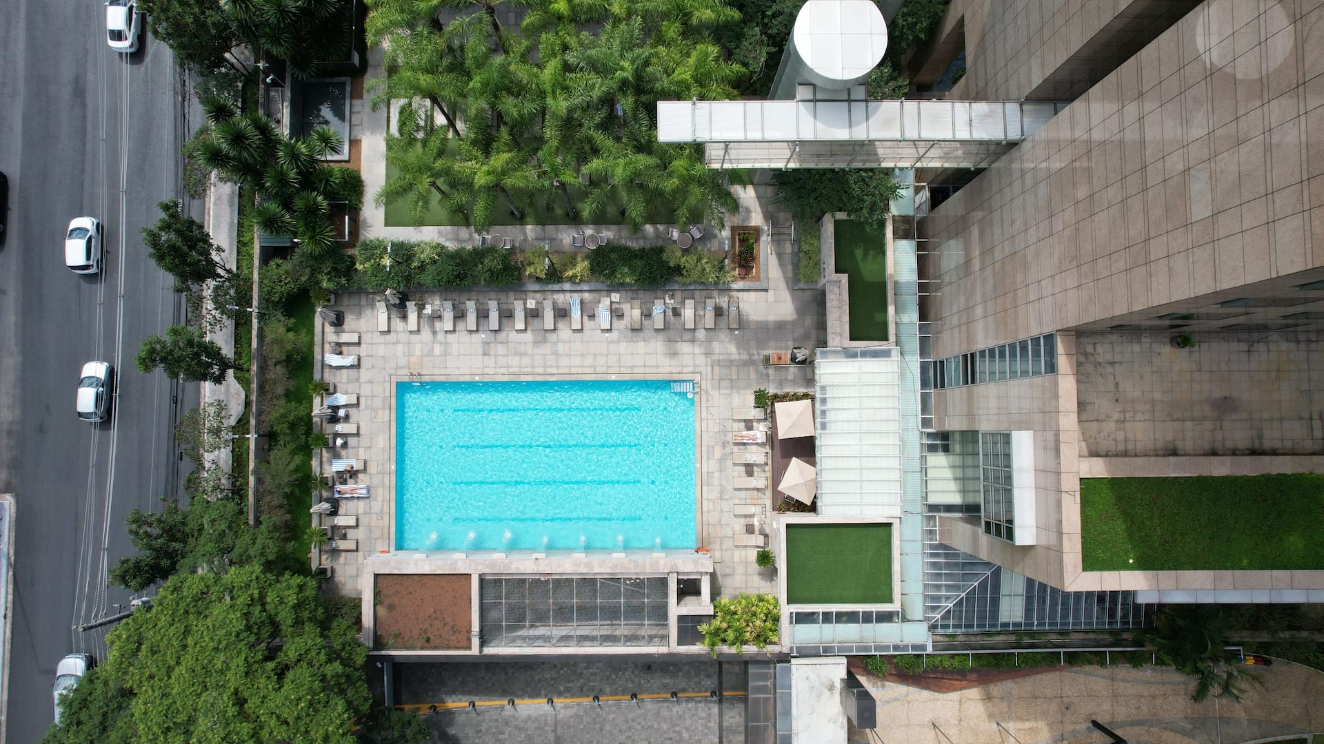 Grand Hyatt São Paulo Aerial View Pool