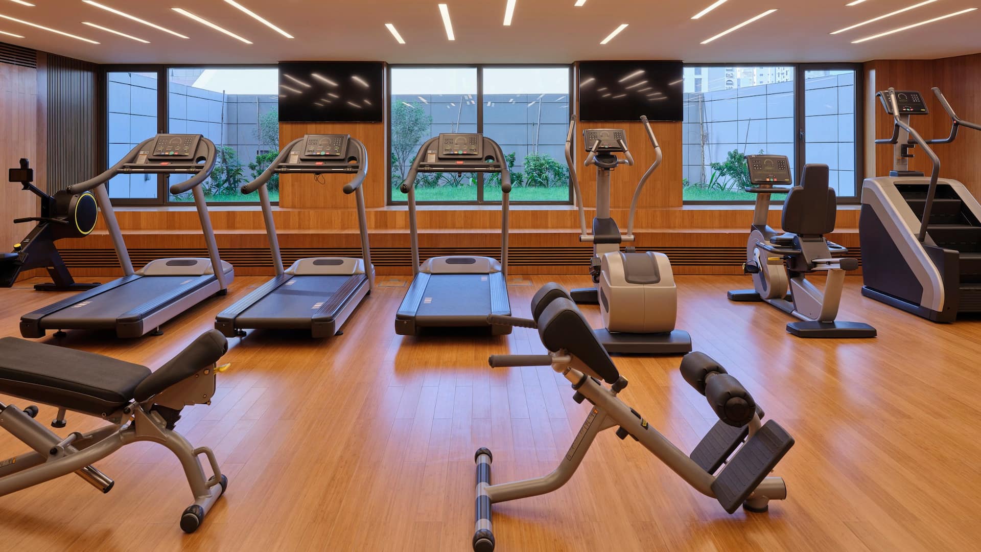 Grand Hyatt Kuwait Residences Fitness Center Garden View