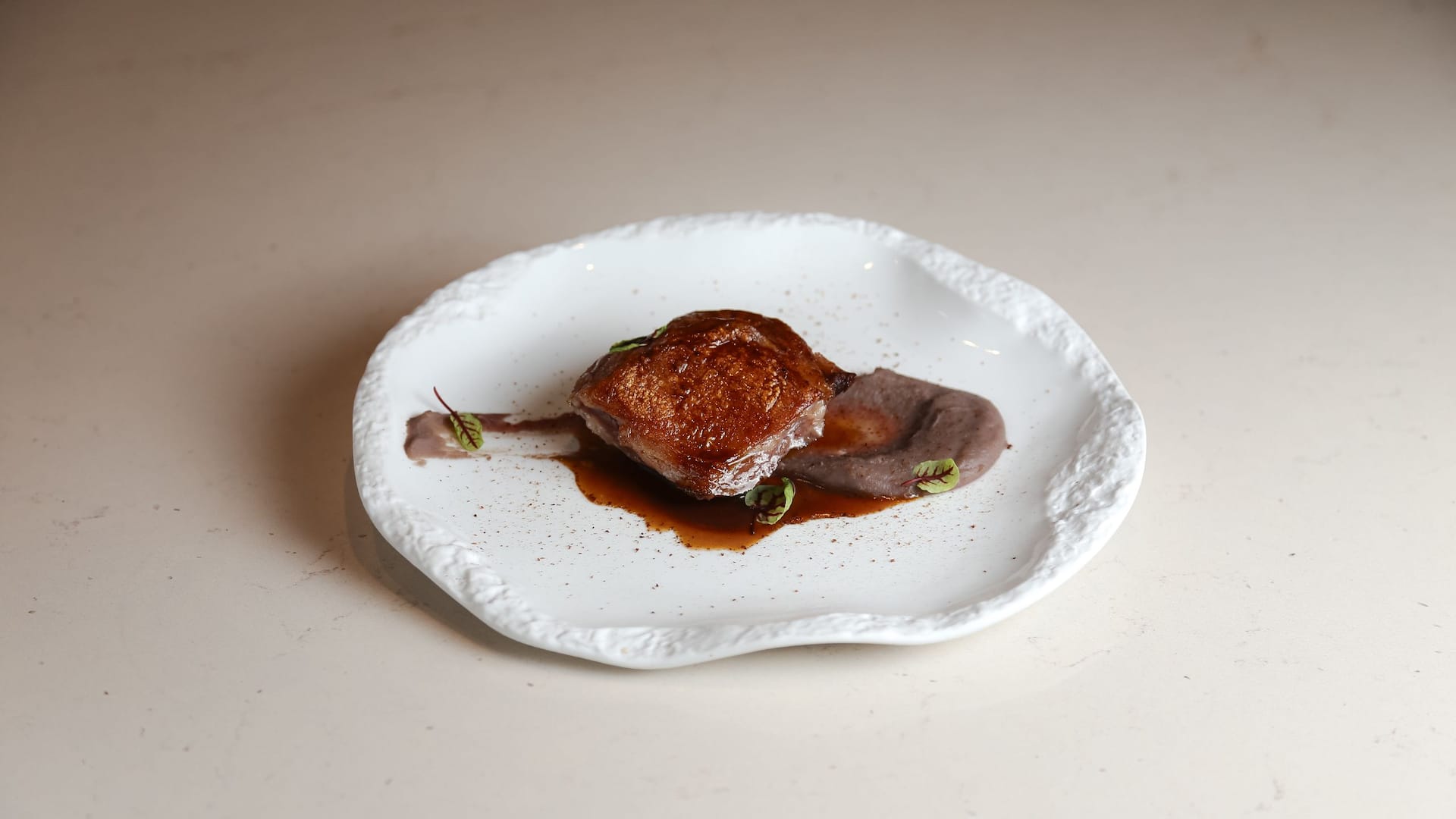 Hyatt Regency Hesperia Madrid Lamb Loin Detail