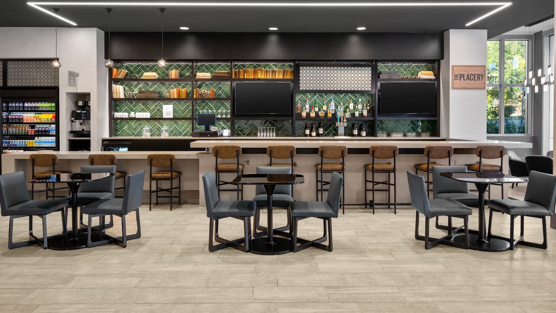 Hyatt Place Iowa City Downtown The Placery Bar Area