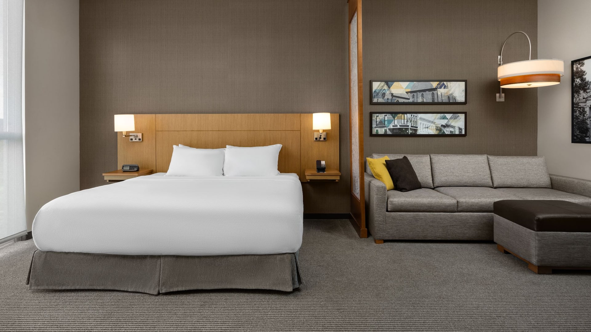 Hyatt Place Iowa City Downtown City View King Room With Sofa