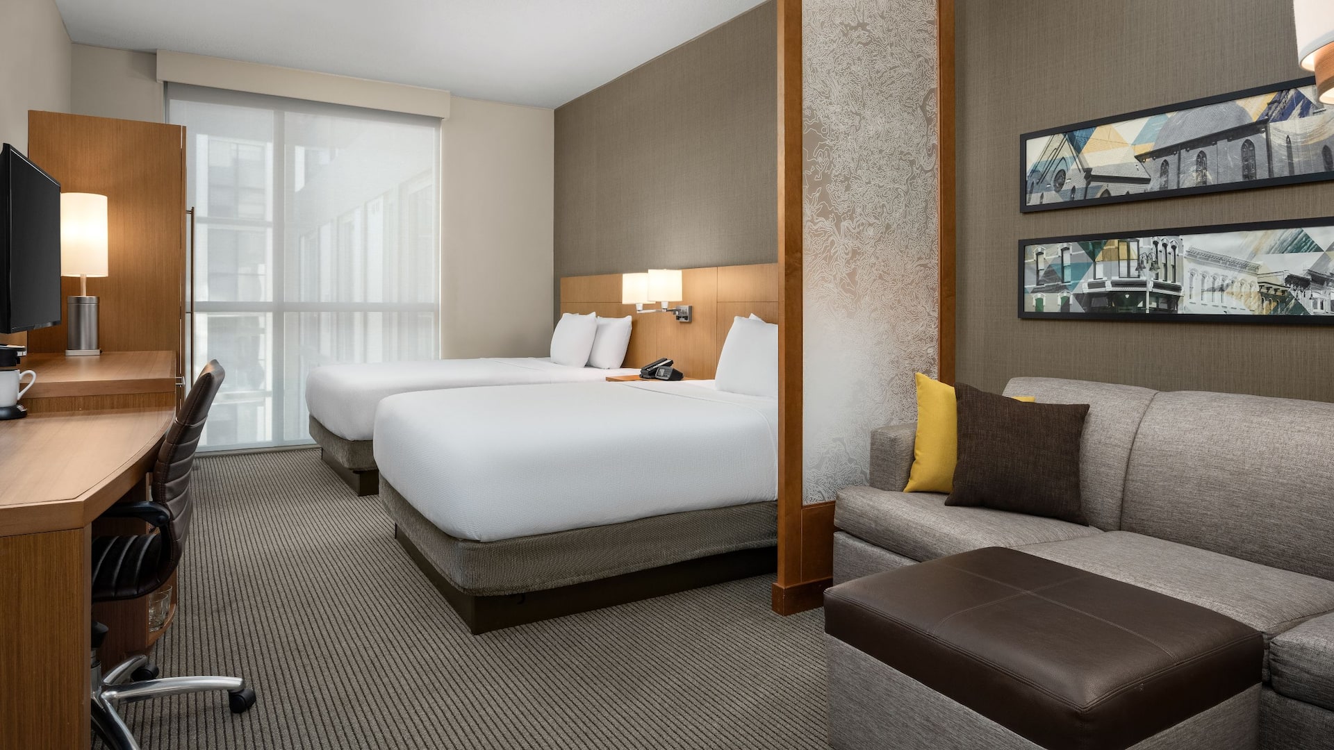 Hyatt Place Iowa City Downtown Double Queen Full View