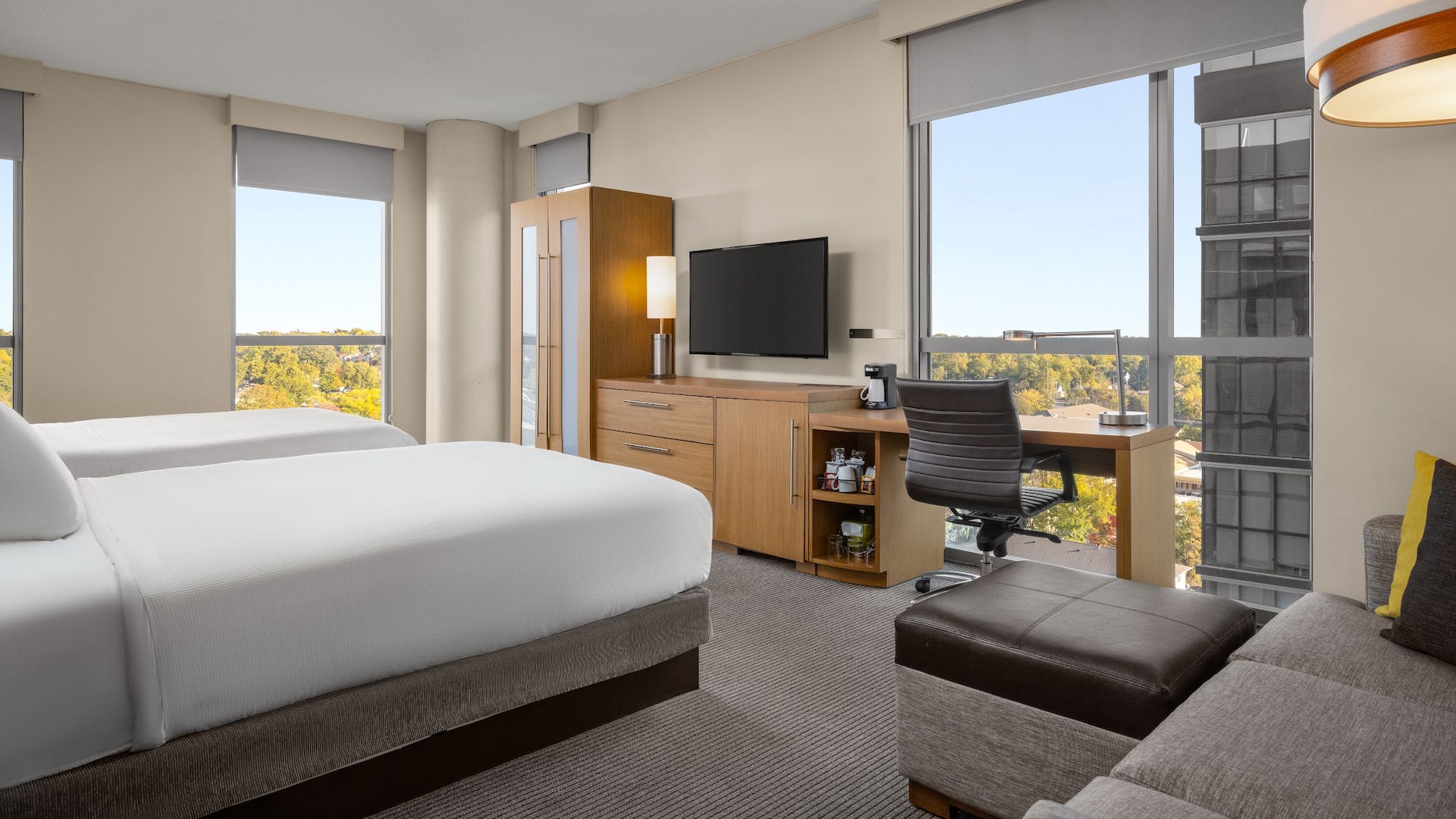 Hyatt Place Iowa City Downtown Double Queen Area View