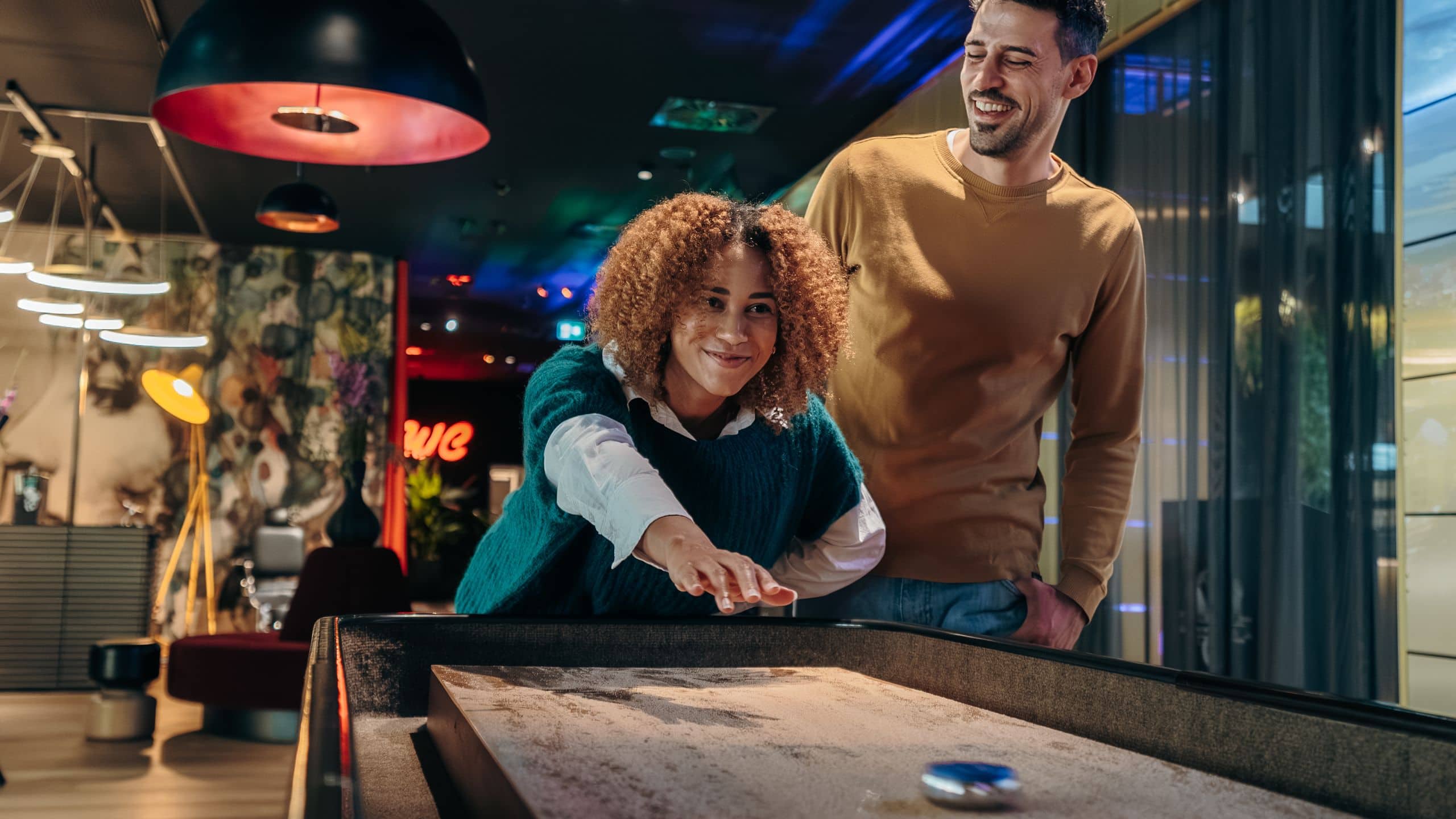 me and all hotel dusseldorf oberkassel Couple Shuffleboard