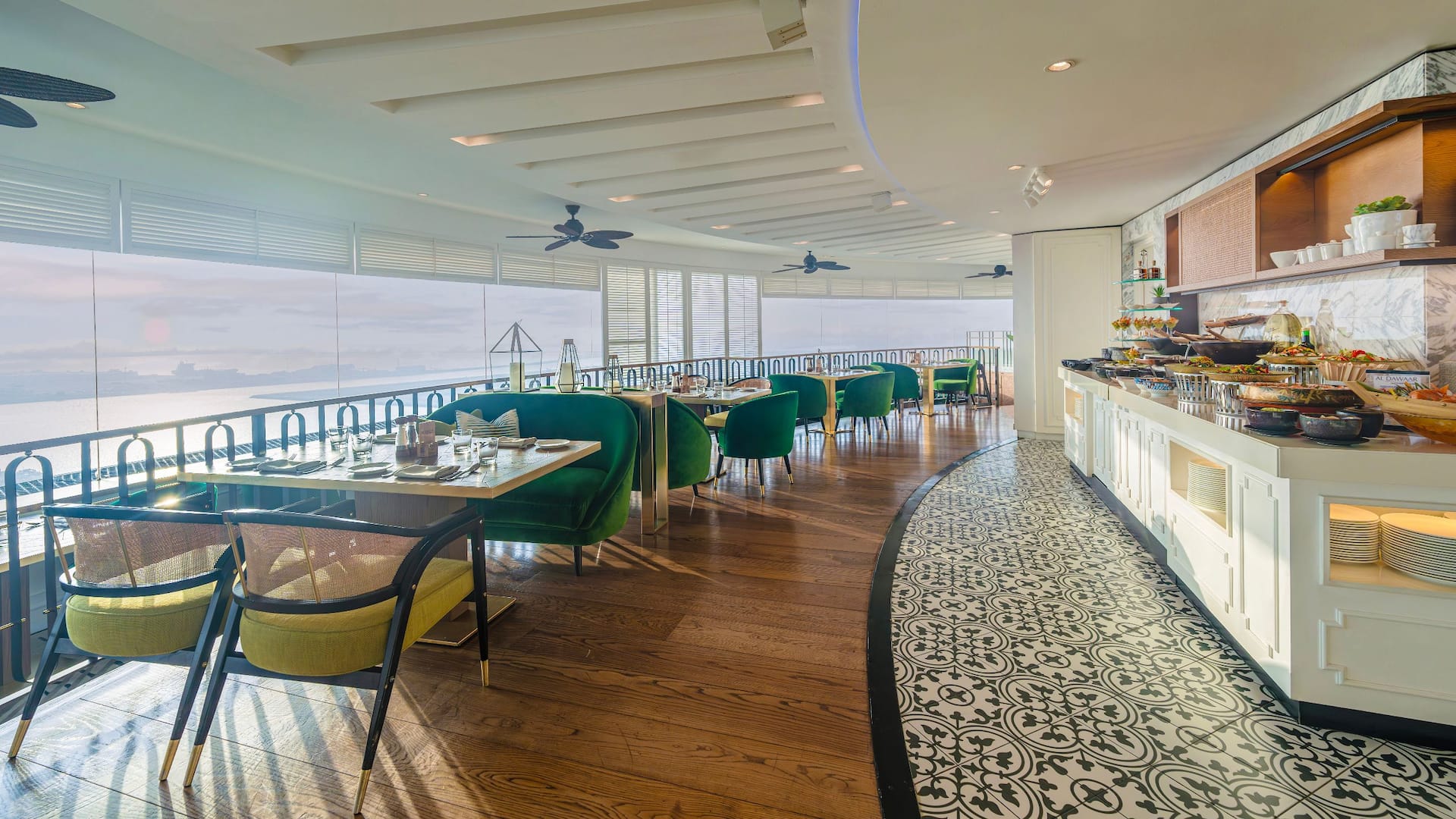 Hyatt Regency Dubai Al Dawaar Revolving Restaurant 02