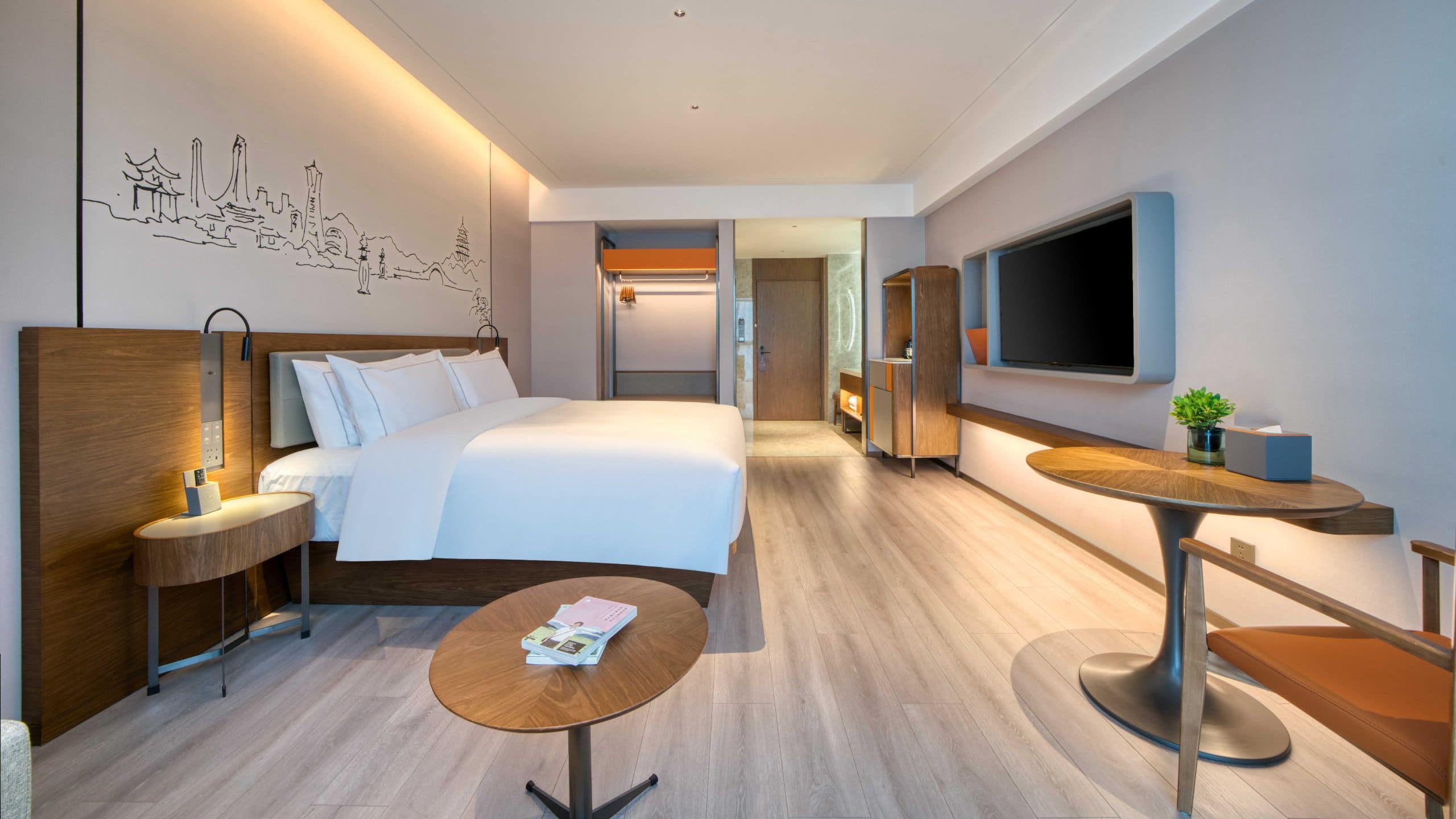 UrCove Hangzhou North Grand Canal Superior King Guestroom
