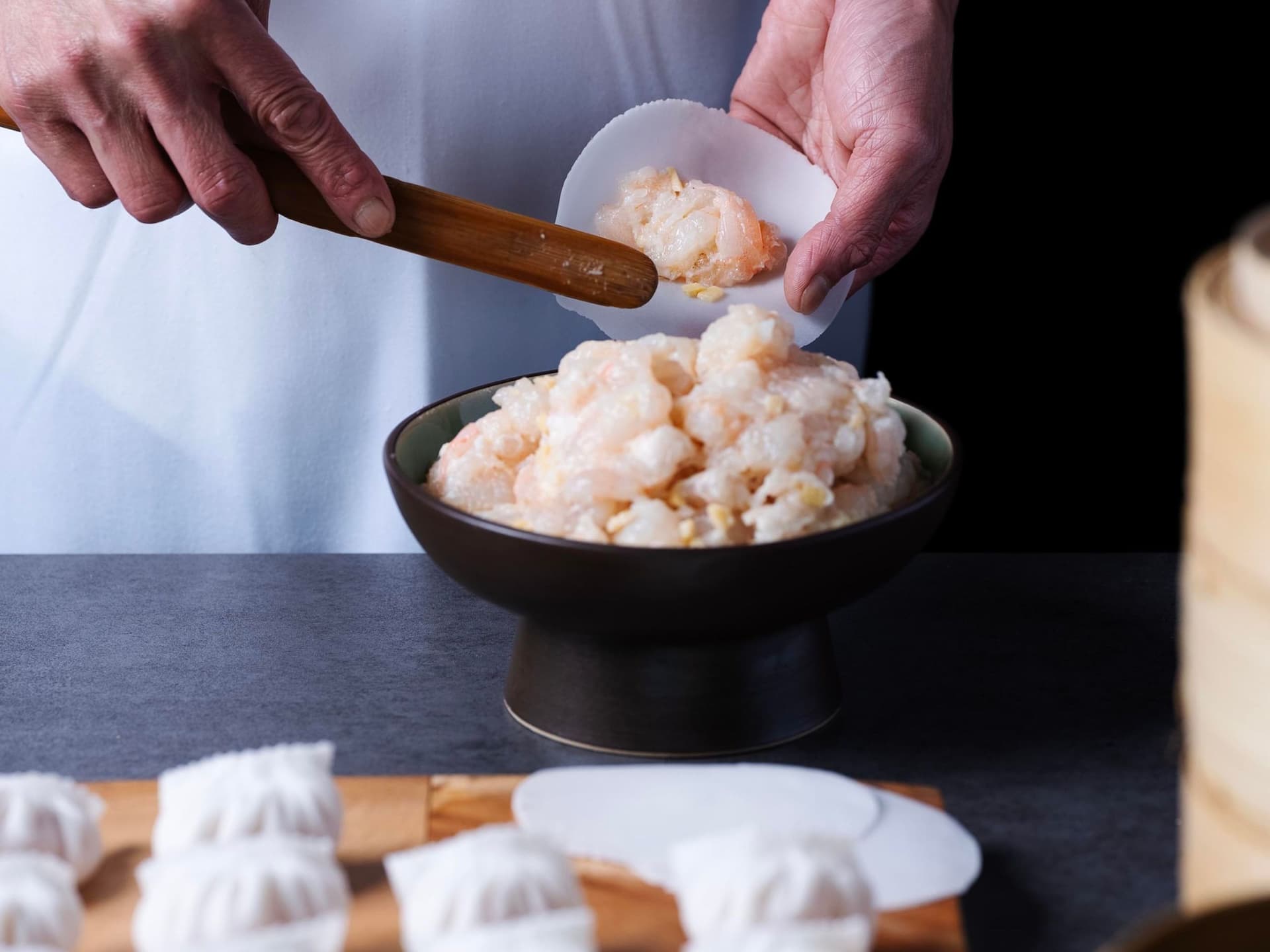 Hyatt Regency Hong Kong, Sha Tin Shrimp Dumpling Wrapping