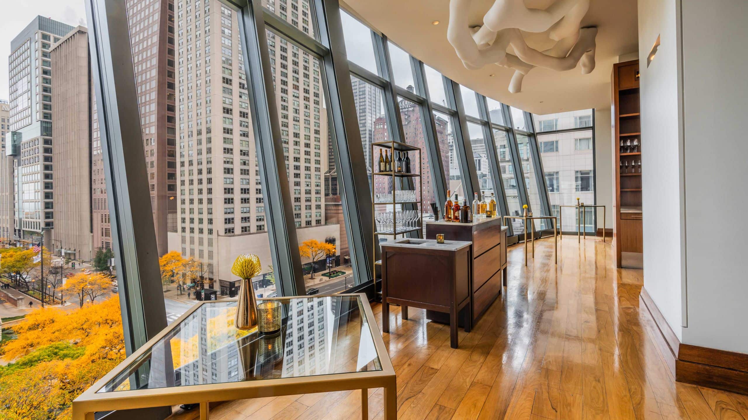 Park Hyatt Chicago Nomi Kitchen Reception Bar Setup