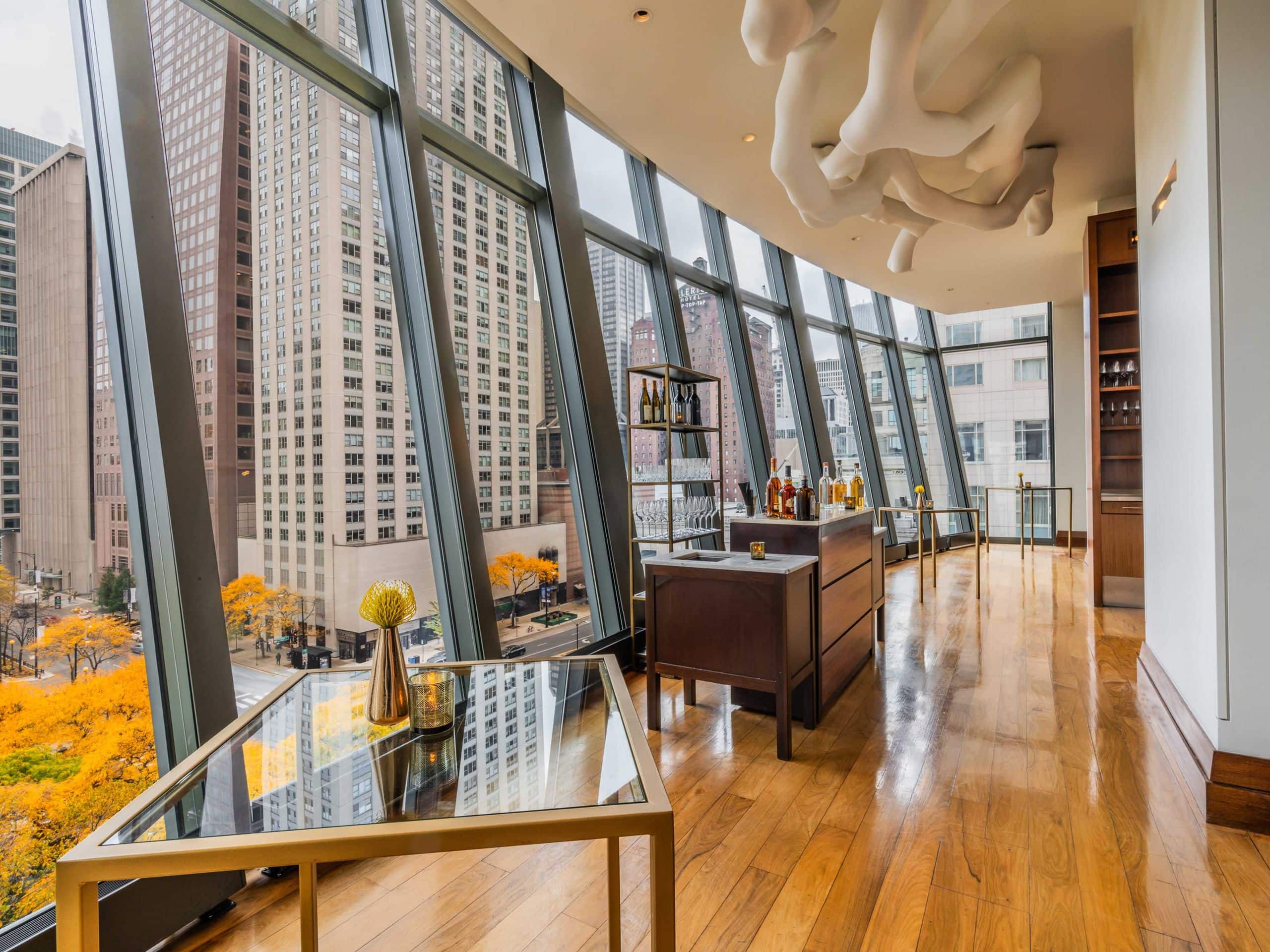 Park Hyatt Chicago Nomi Kitchen Reception Bar Setup