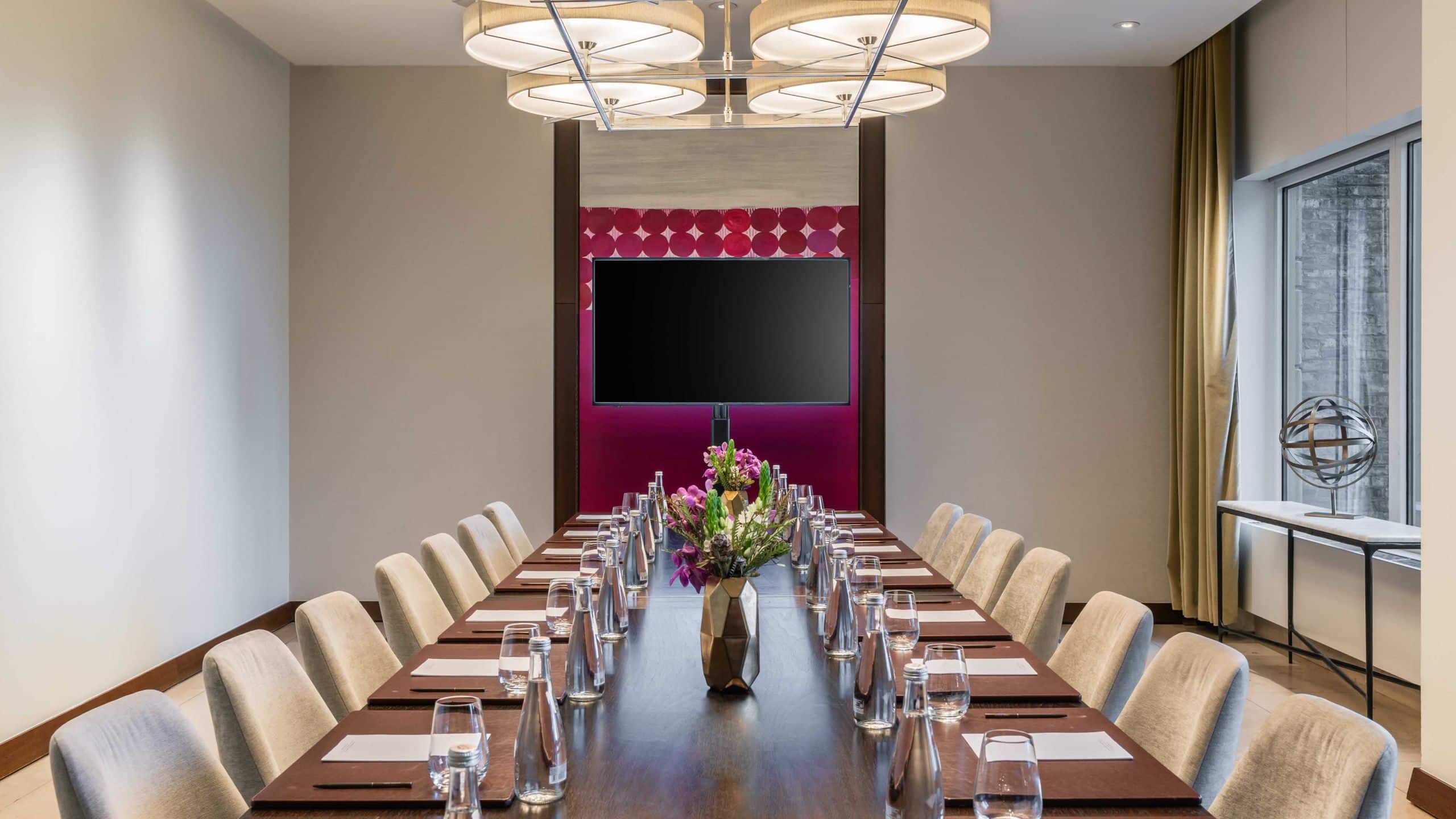Park Hyatt Chicago Private Dining Space Set Up Detail