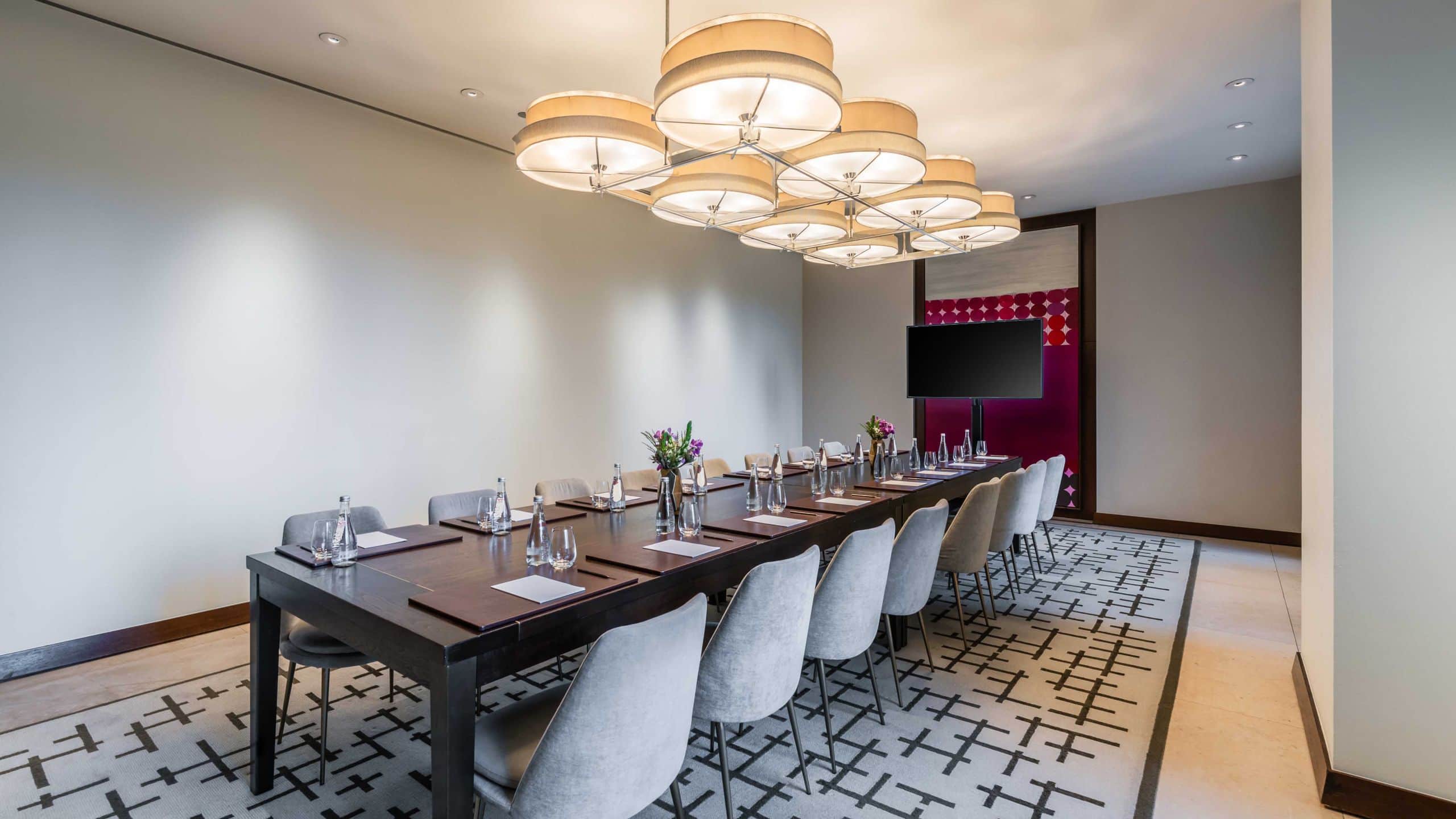 Park Hyatt Chicago Private Dining Room Set Up Angle