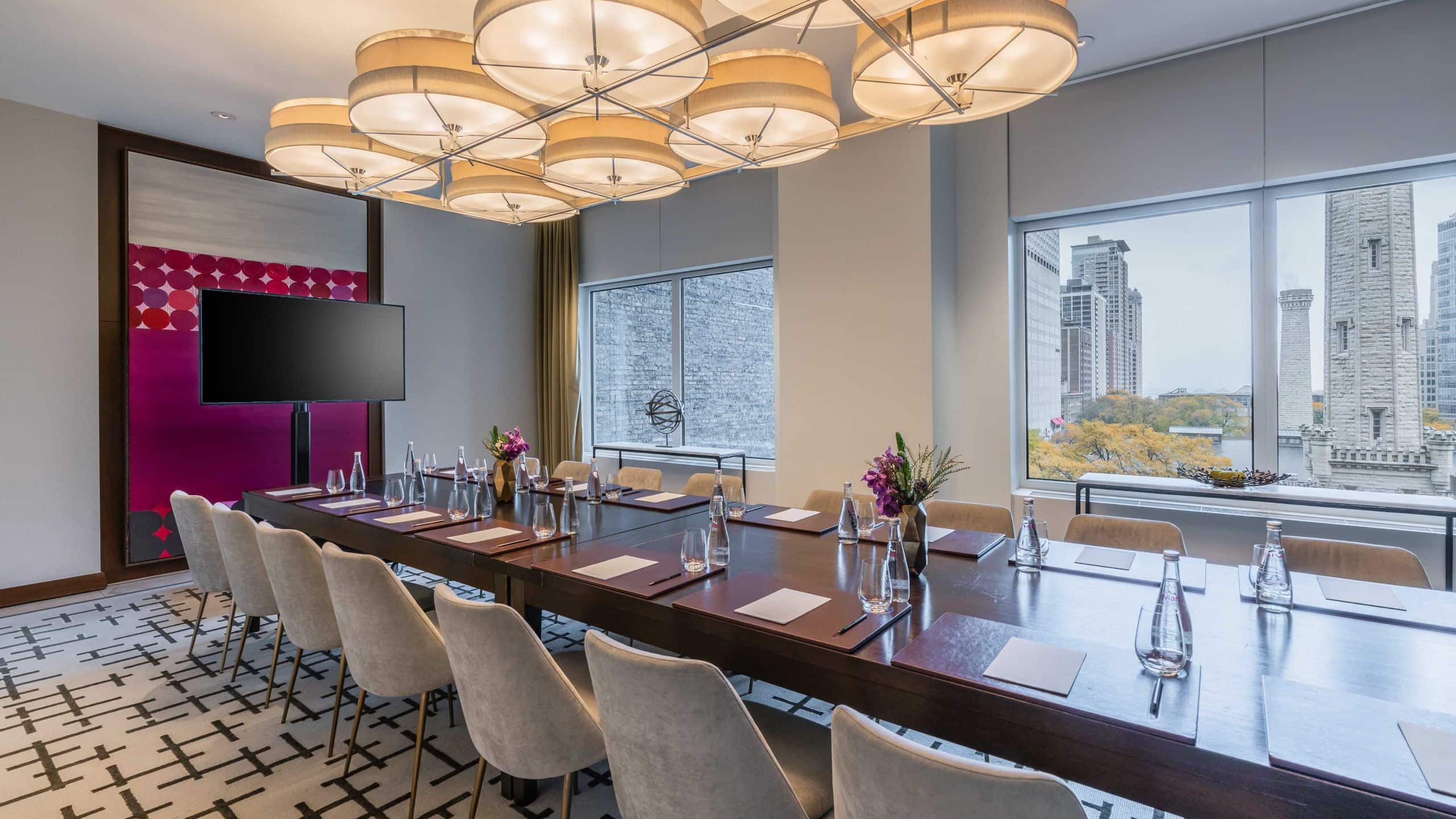 2 of 3 Park Hyatt Chicago Private Dining Room Set Up Detail