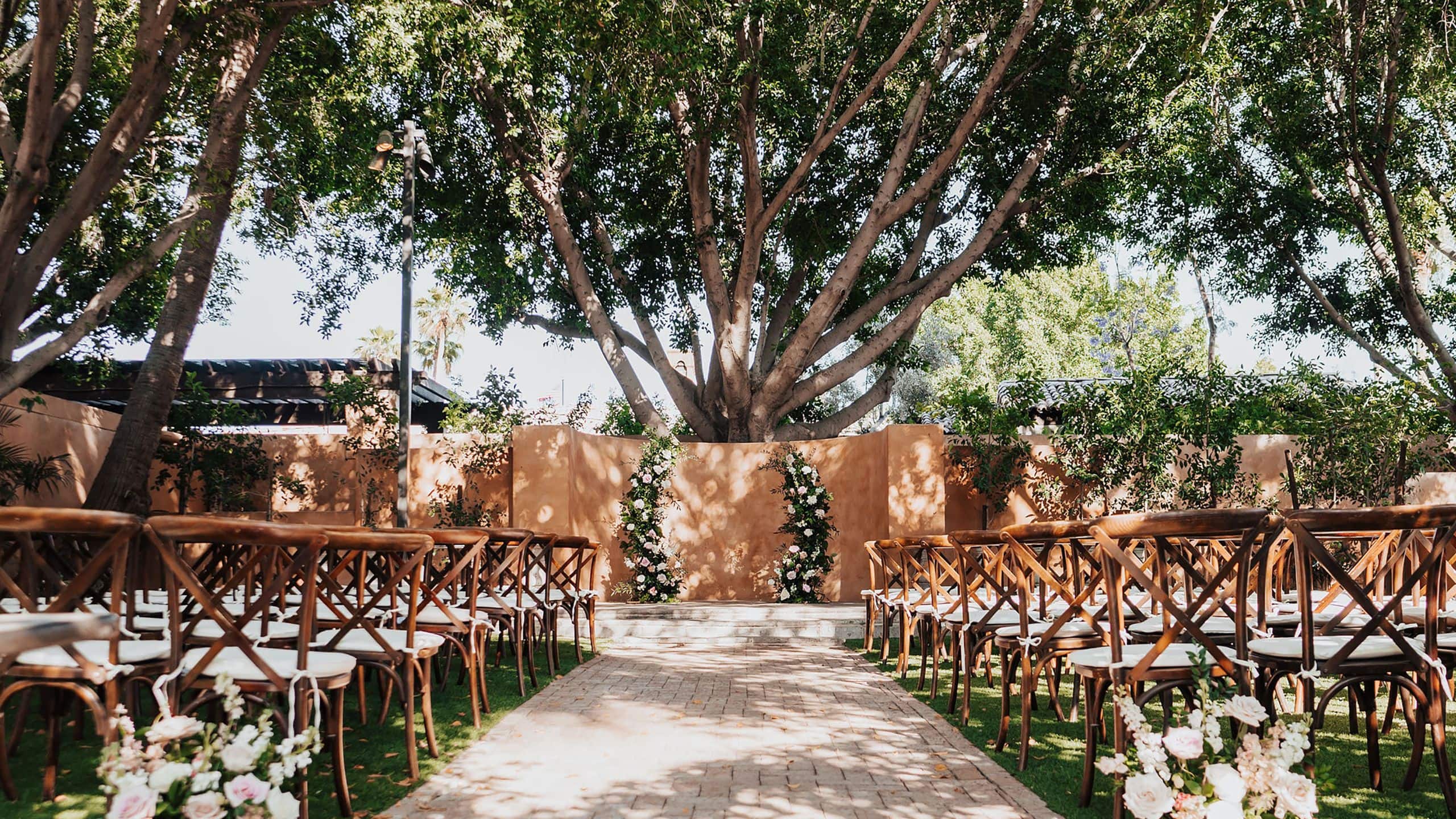 3 of 9 Royal Palms Resort and Spa Alegria Garden Wedding Ceremony Setup