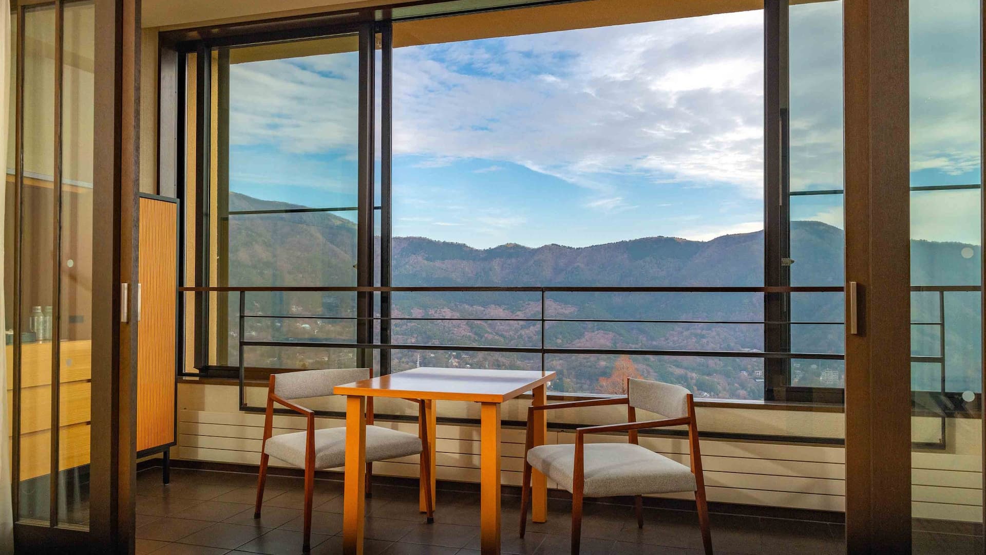 Hyatt Regency Hakone Resort and Spa Deluxe Twin Room Sun Terrace Seating
