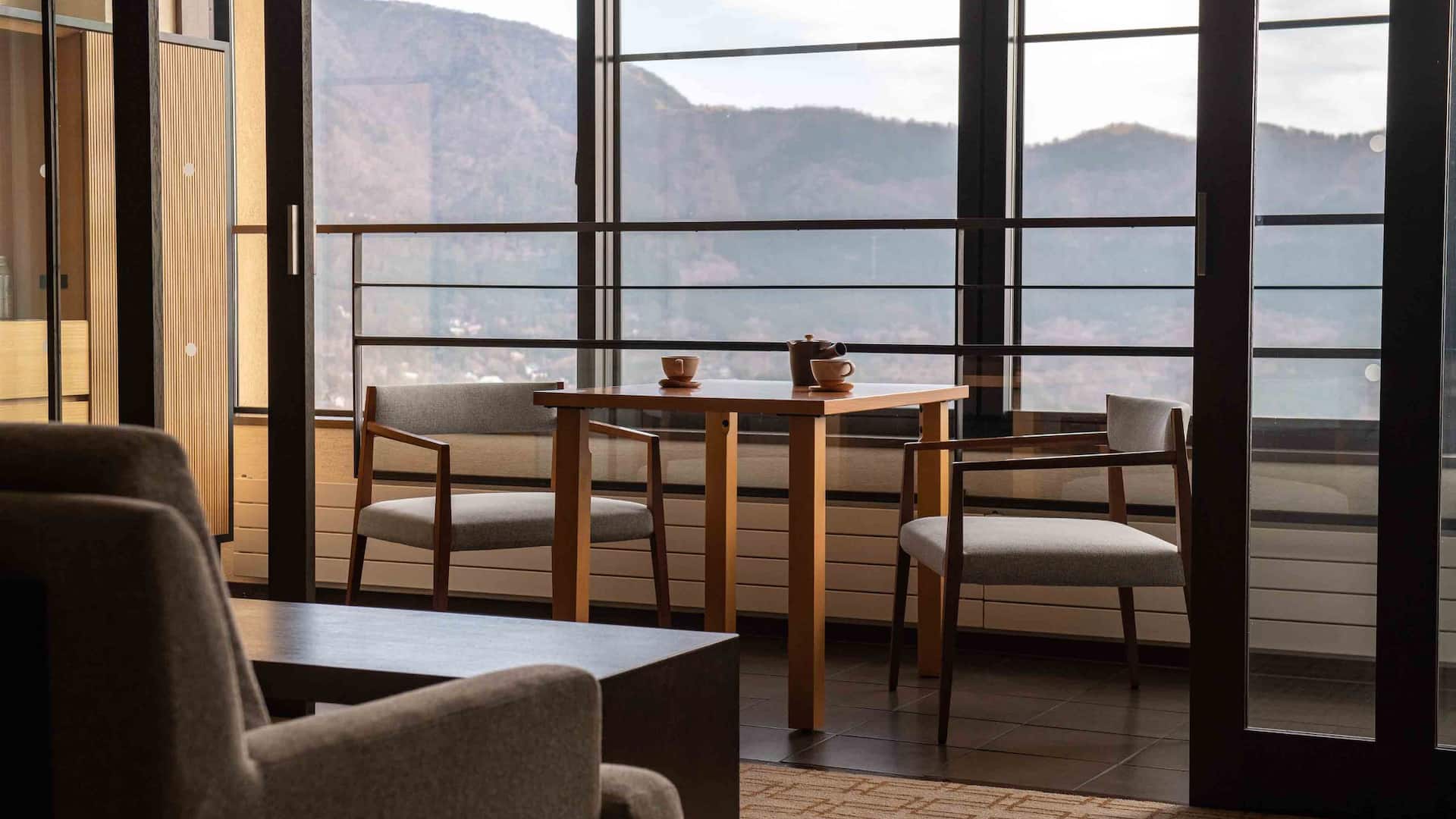Hyatt Regency Hakone Resort and Spa Deluxe Twin Room Sun Terrace Mountain View