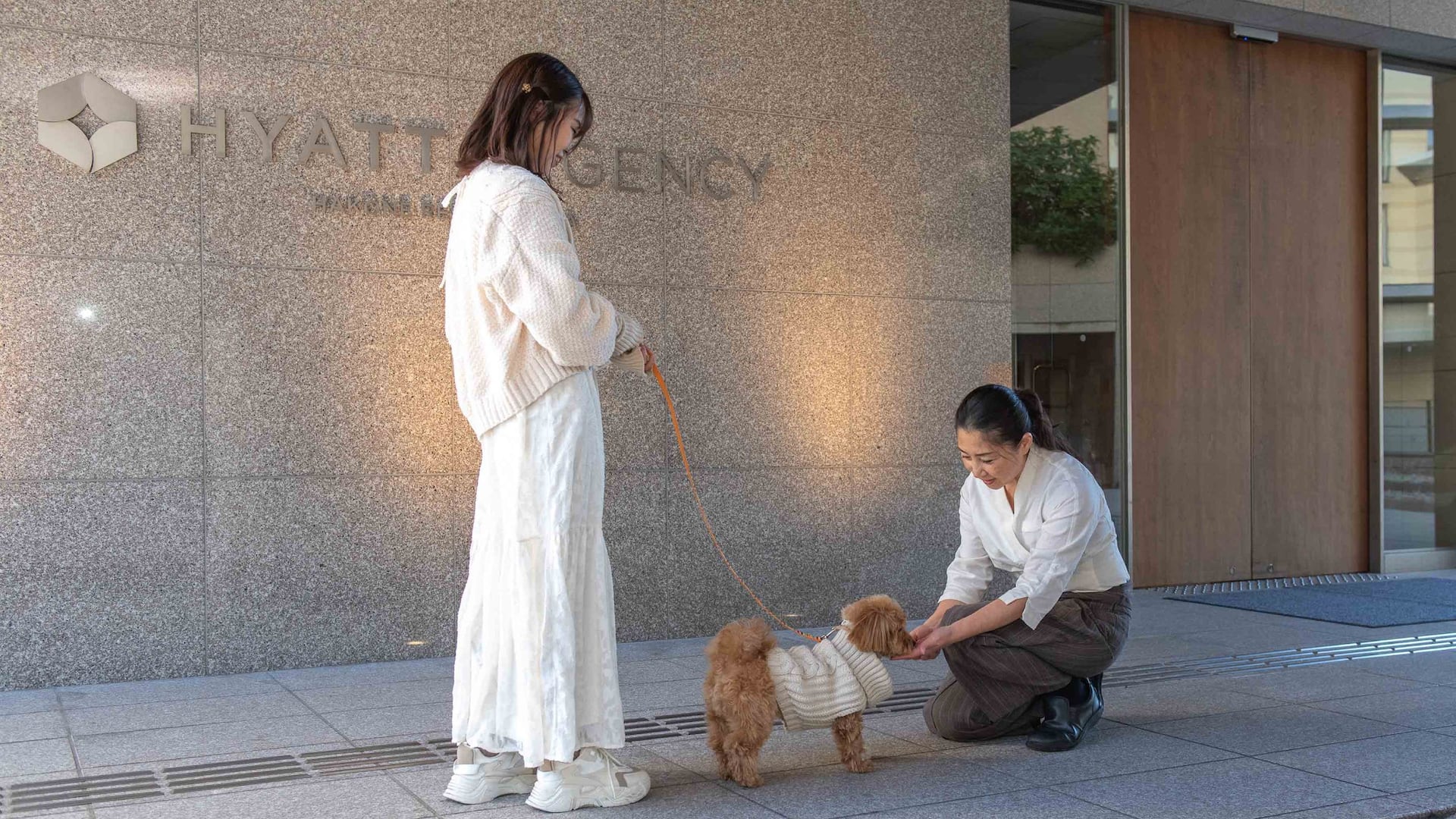 Hyatt Regency Hakone Resort and Spa Dog Friendly Room Check In Dog Attendant