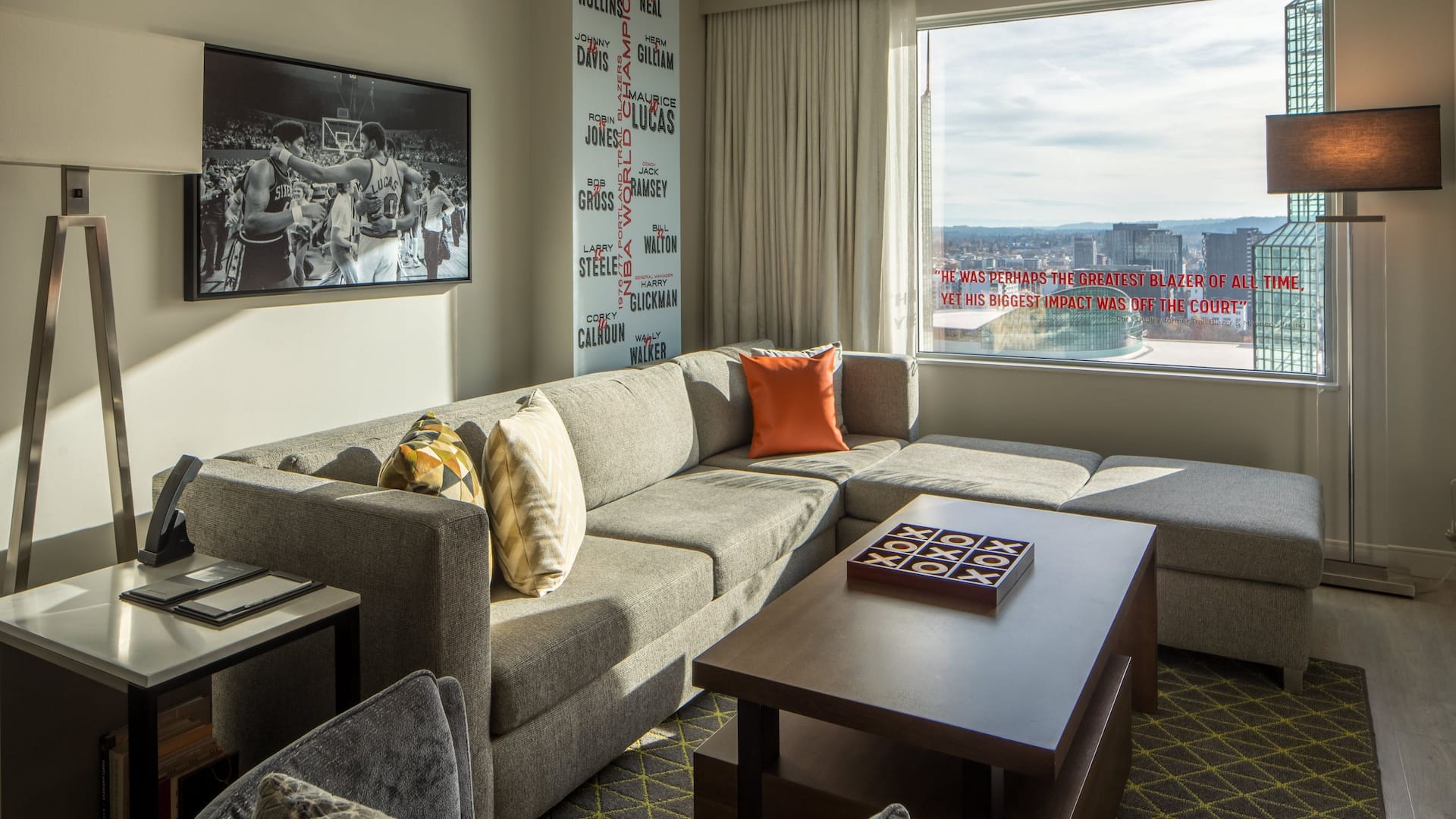 2 of 4 Hyatt Regency Portland at the Oregon Convention Center Mlf Suite Living Area