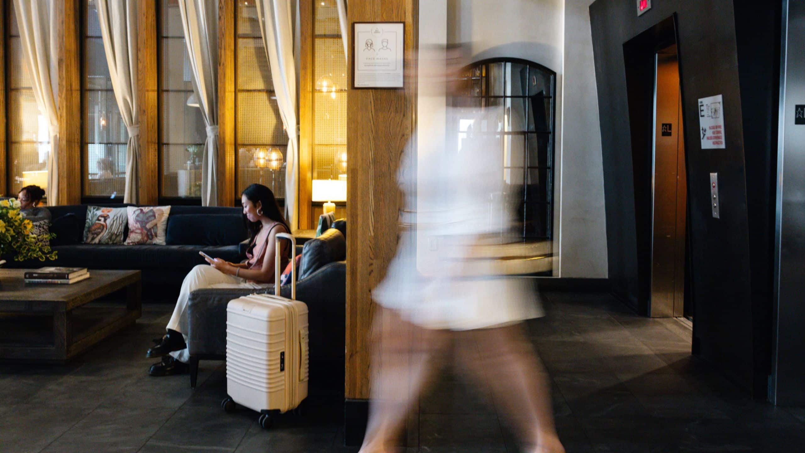 Hyatt Union Square New York Lobby Seating Area Elevator Landing