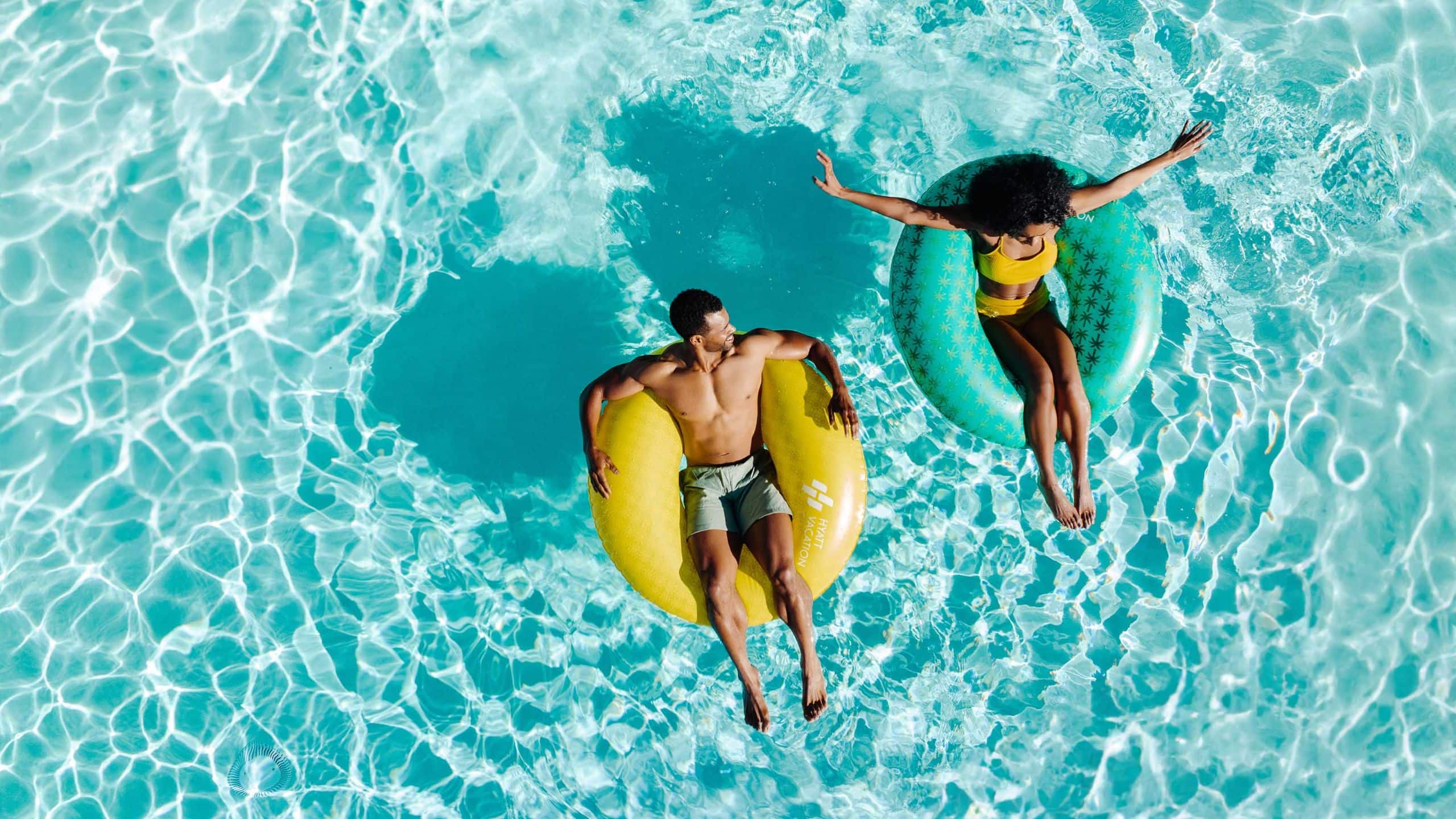 Hyatt Vacation Club at Piñon Pointe Couple Floating Pool