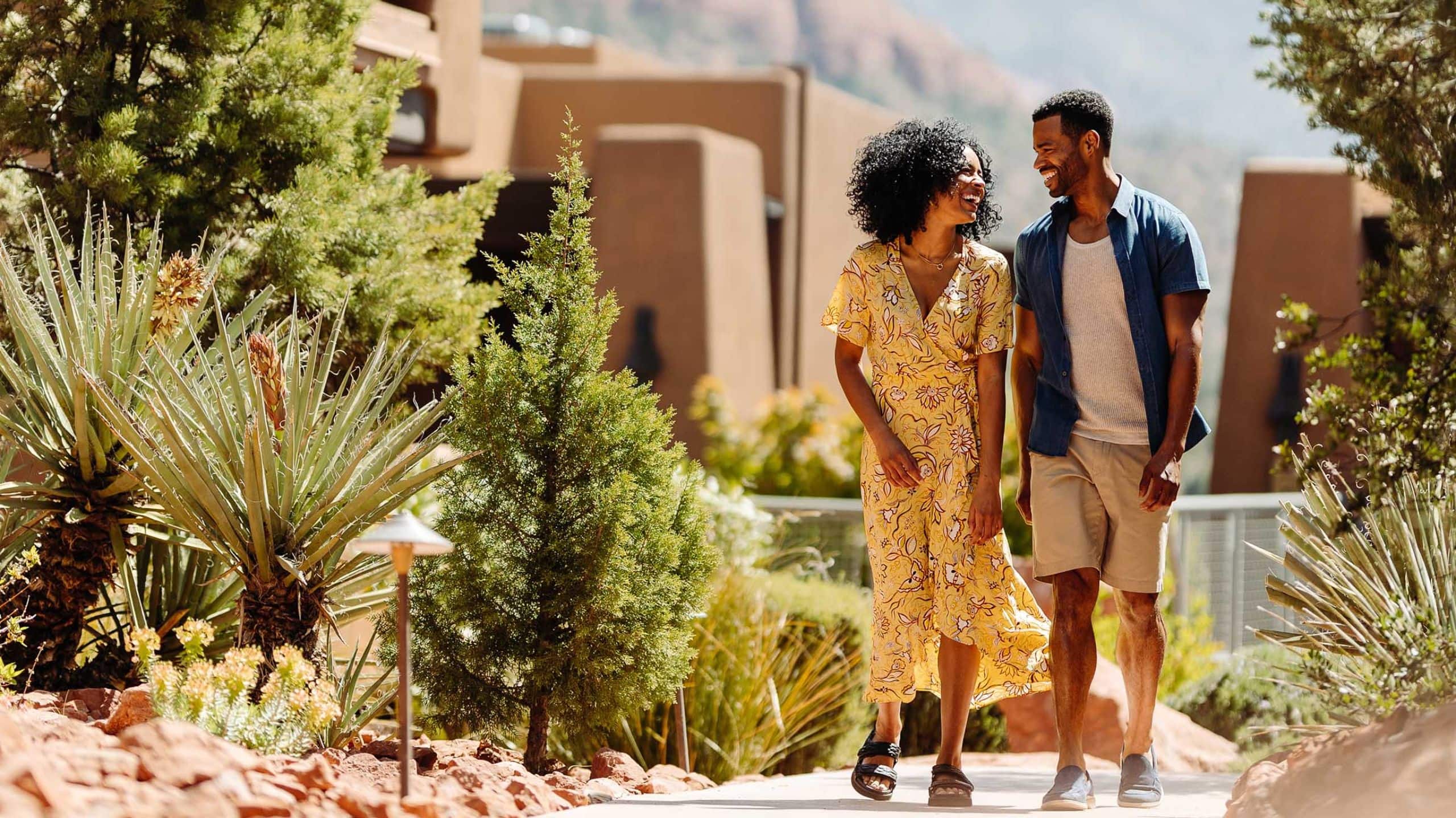 Hyatt Vacation Club at Piñon Pointe Couple Walking Daytime