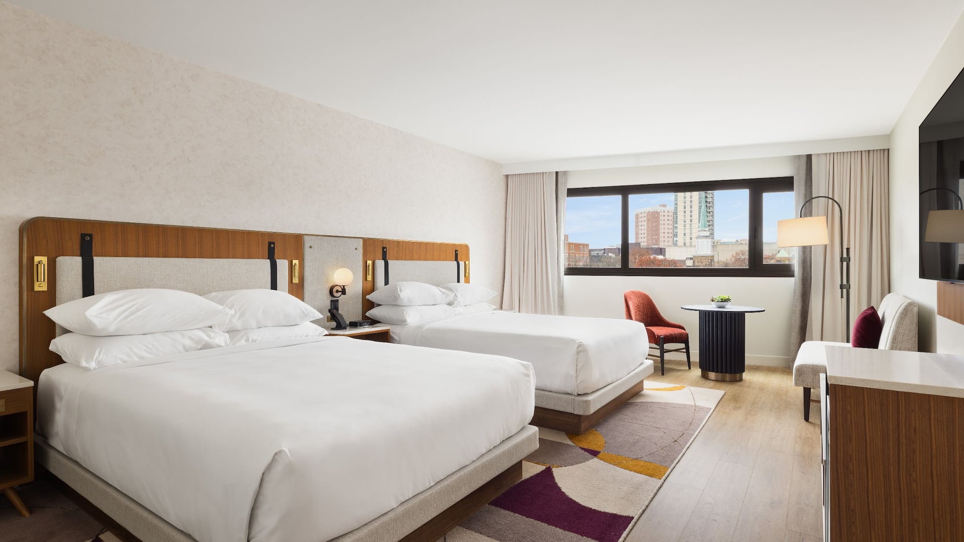 Hyatt Regency New Brunswick City View Guestroom Double