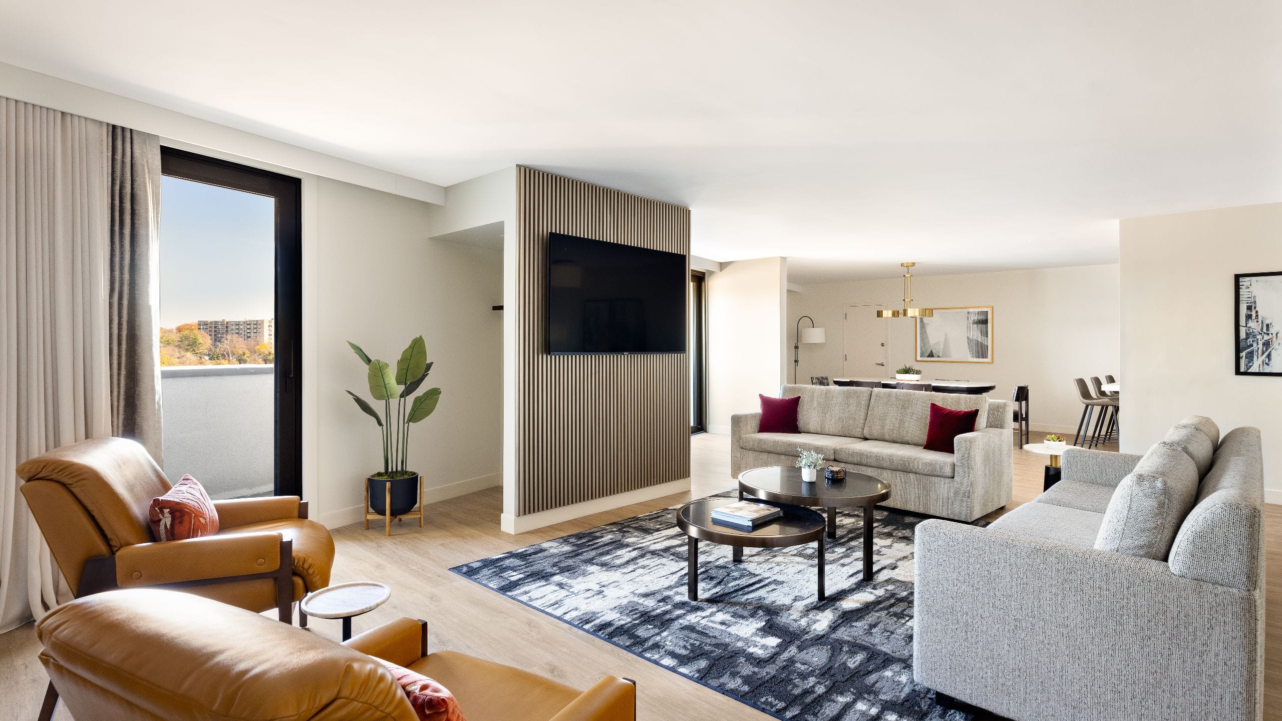 Hyatt Regency New Brunswick Presidential Suite Living Room