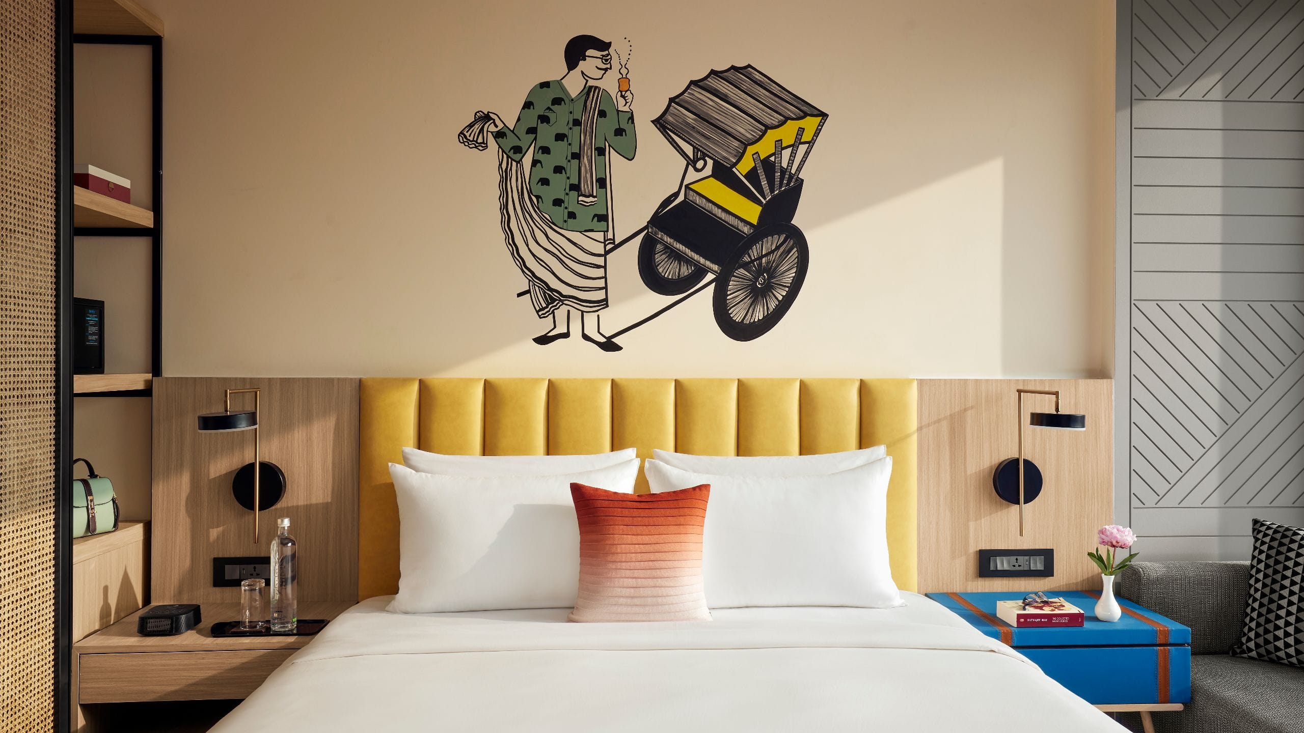 1/3 Hyatt Centric Ballygunge Kolkata Standard King Headboard