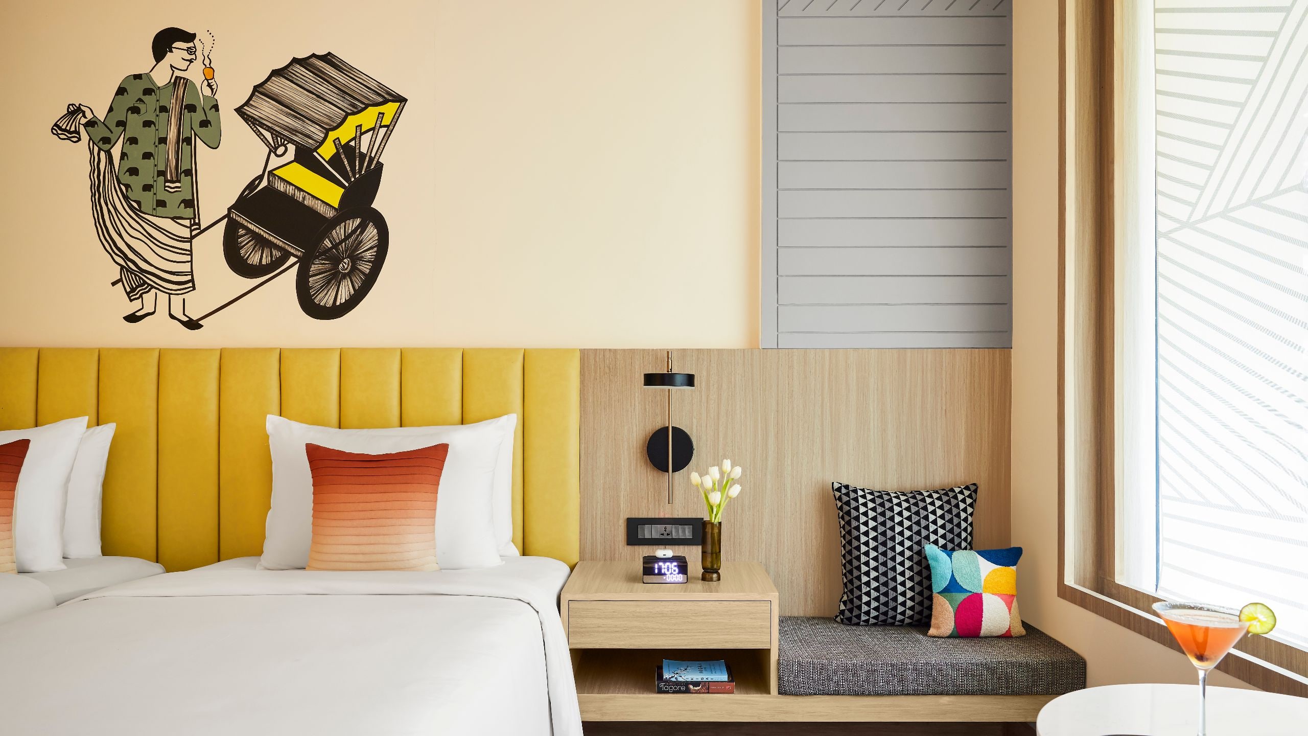 1/2 Hyatt Centric Ballygunge Kolkata Twin Bed View